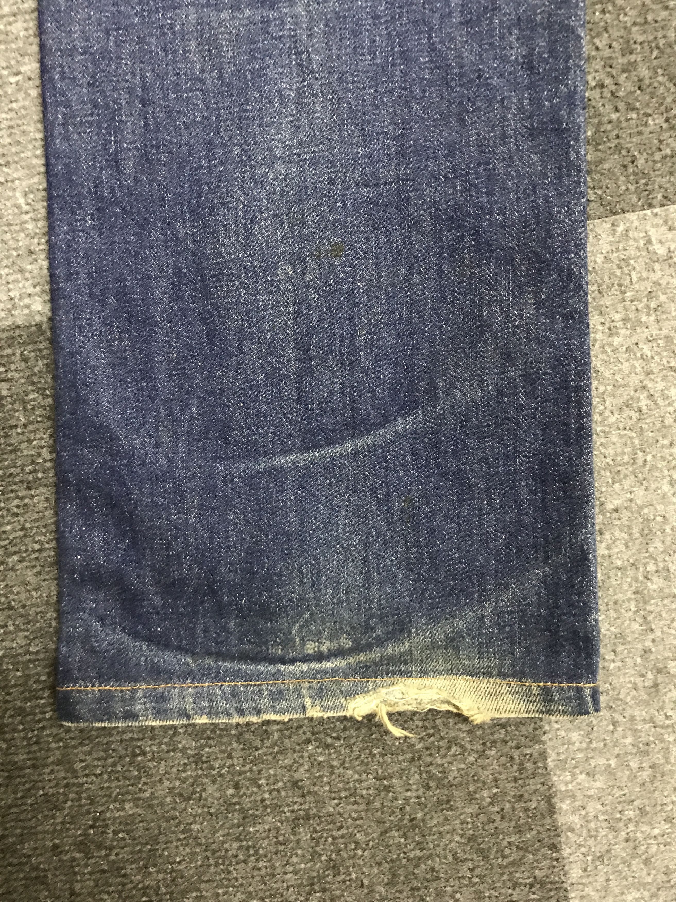 Levi's VL164-Vintage Levis 517 Blue Wash Flare Jeans Size US 32 / EU 48 - 13 Thumbnail