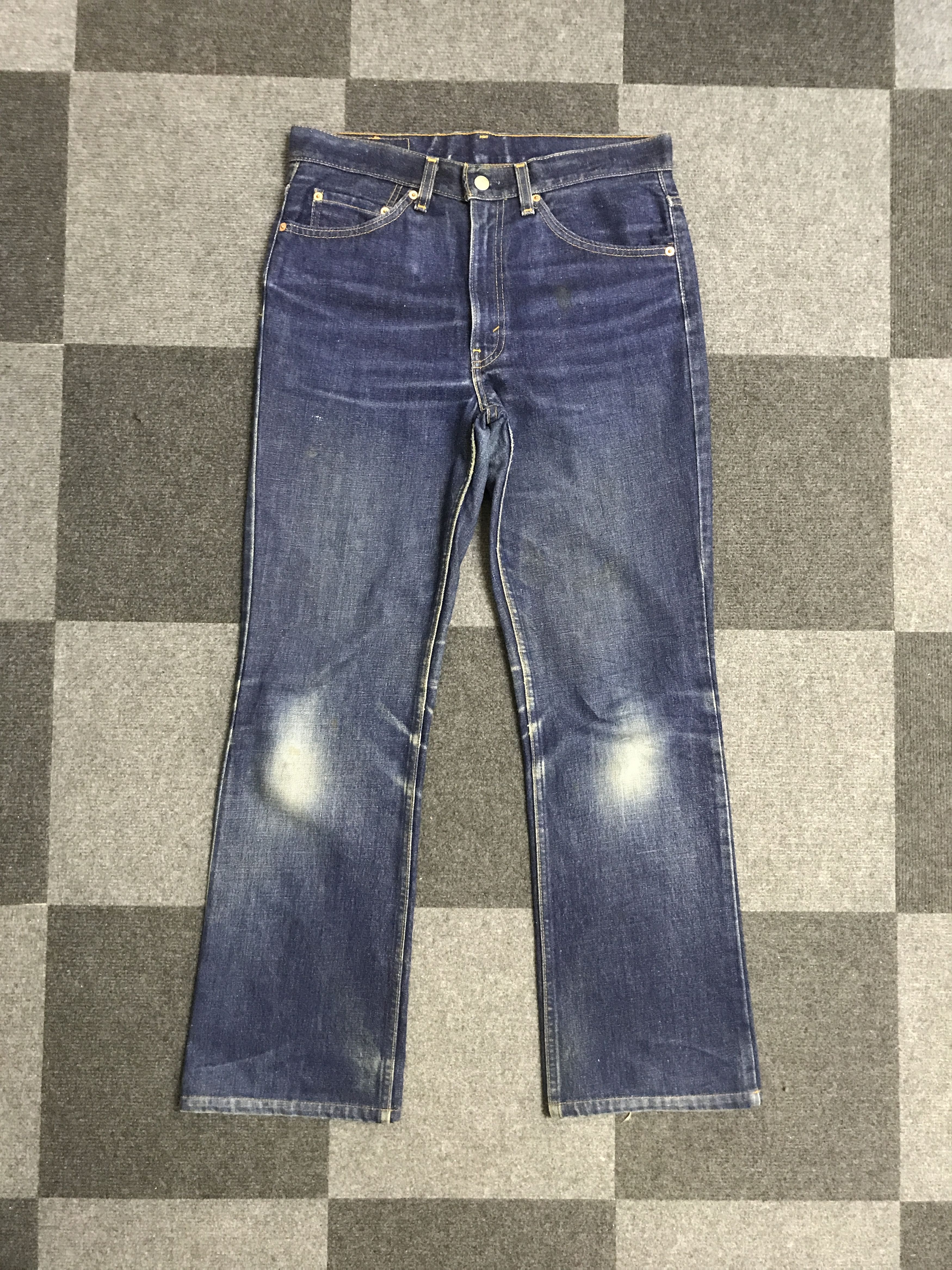 Levi's VL164-Vintage Levis 517 Blue Wash Flare Jeans Size US 32 / EU 48 - 1 Thumbnail