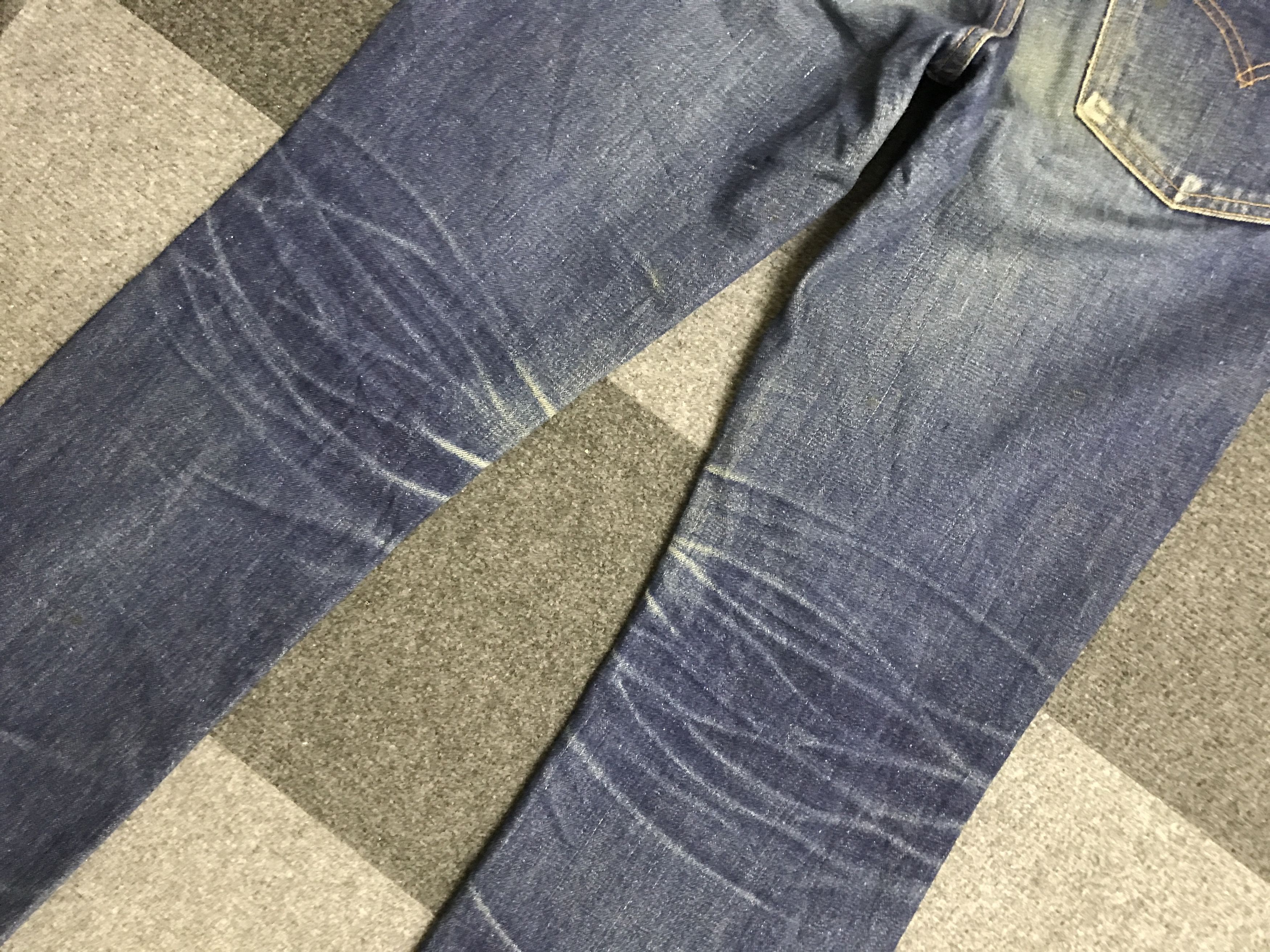 Levi's VL164-Vintage Levis 517 Blue Wash Flare Jeans Size US 32 / EU 48 - 11 Thumbnail