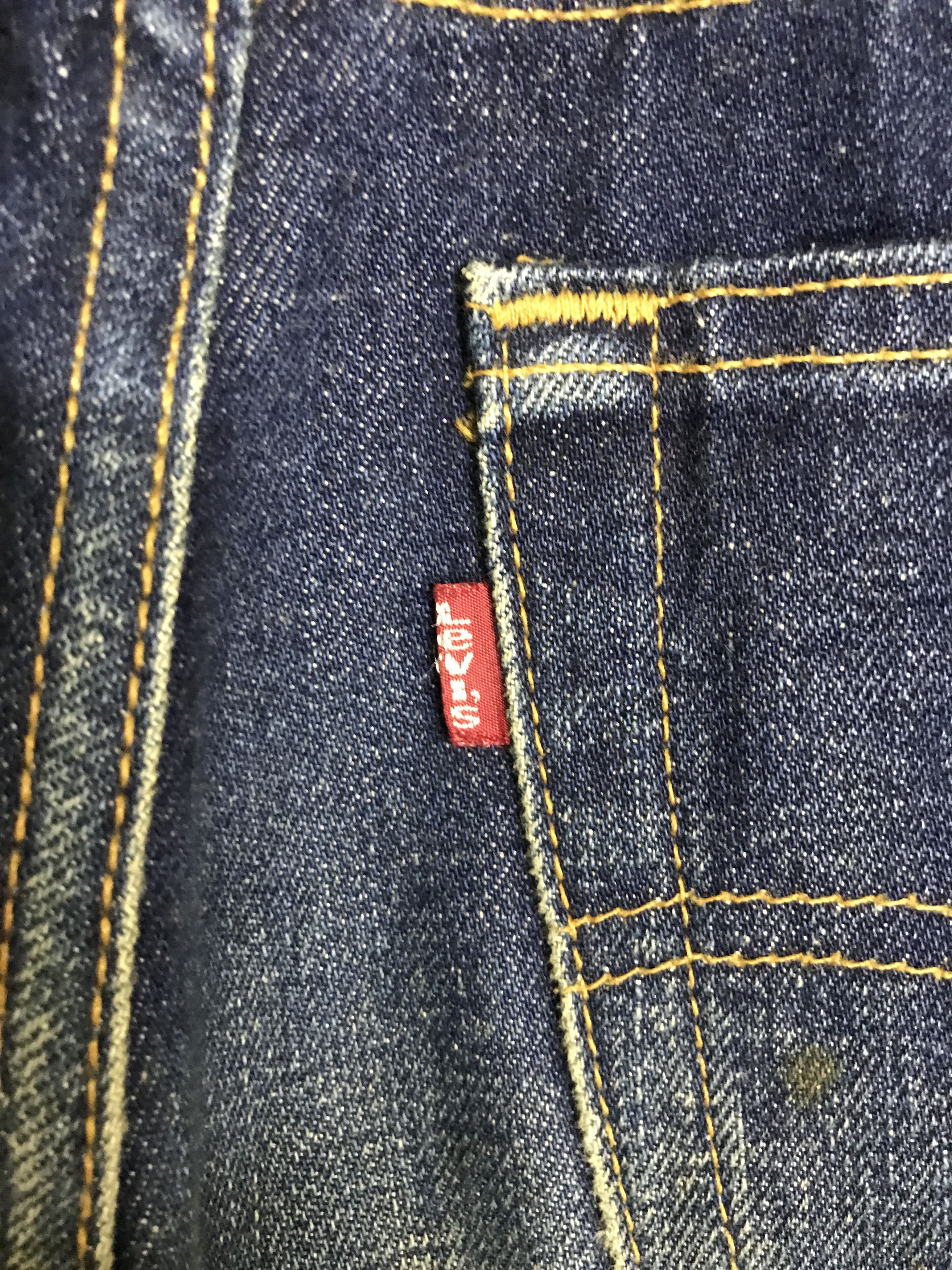 Levi's VL164-Vintage Levis 517 Blue Wash Flare Jeans Size US 32 / EU 48 - 15 Thumbnail