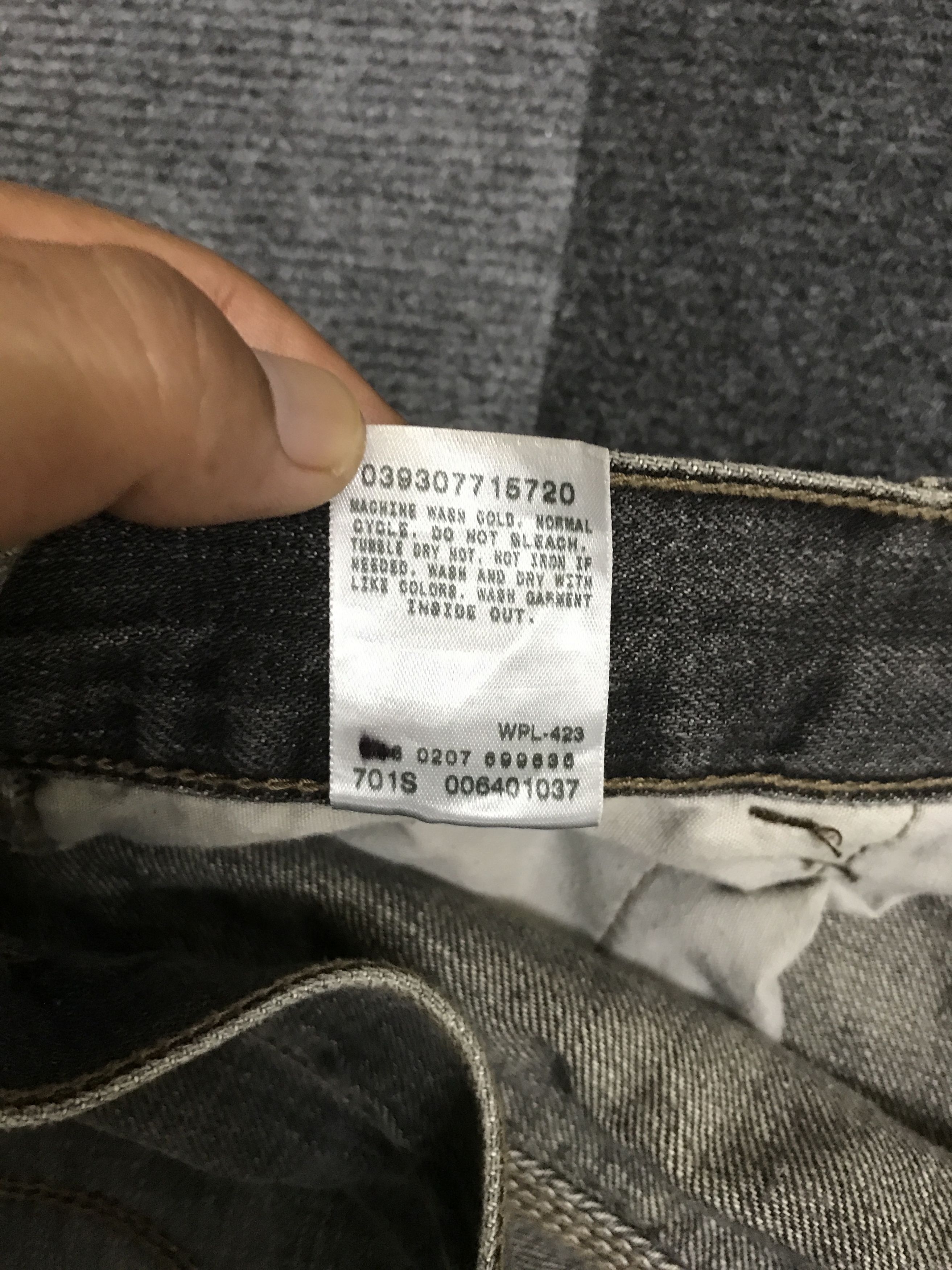 Levi's VL168- Levis Carpenter Loose Straight Fit Jeans Size US 38 / EU 54 - 15 Thumbnail