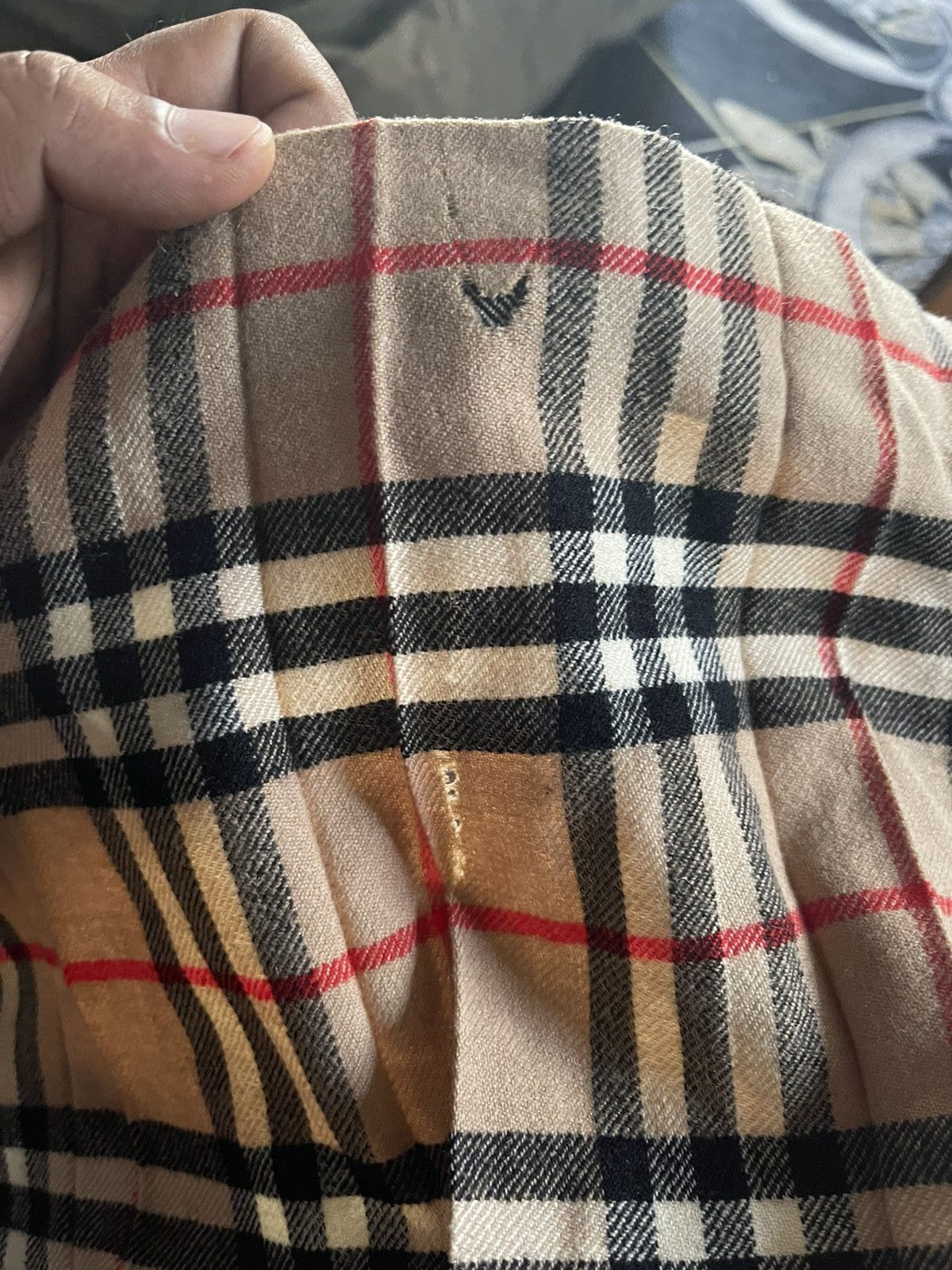 Burberry × Vintage Vintage Burberrys Wool Nova Check Skirt Size 26" / US 2 / IT 38 - 7 Thumbnail
