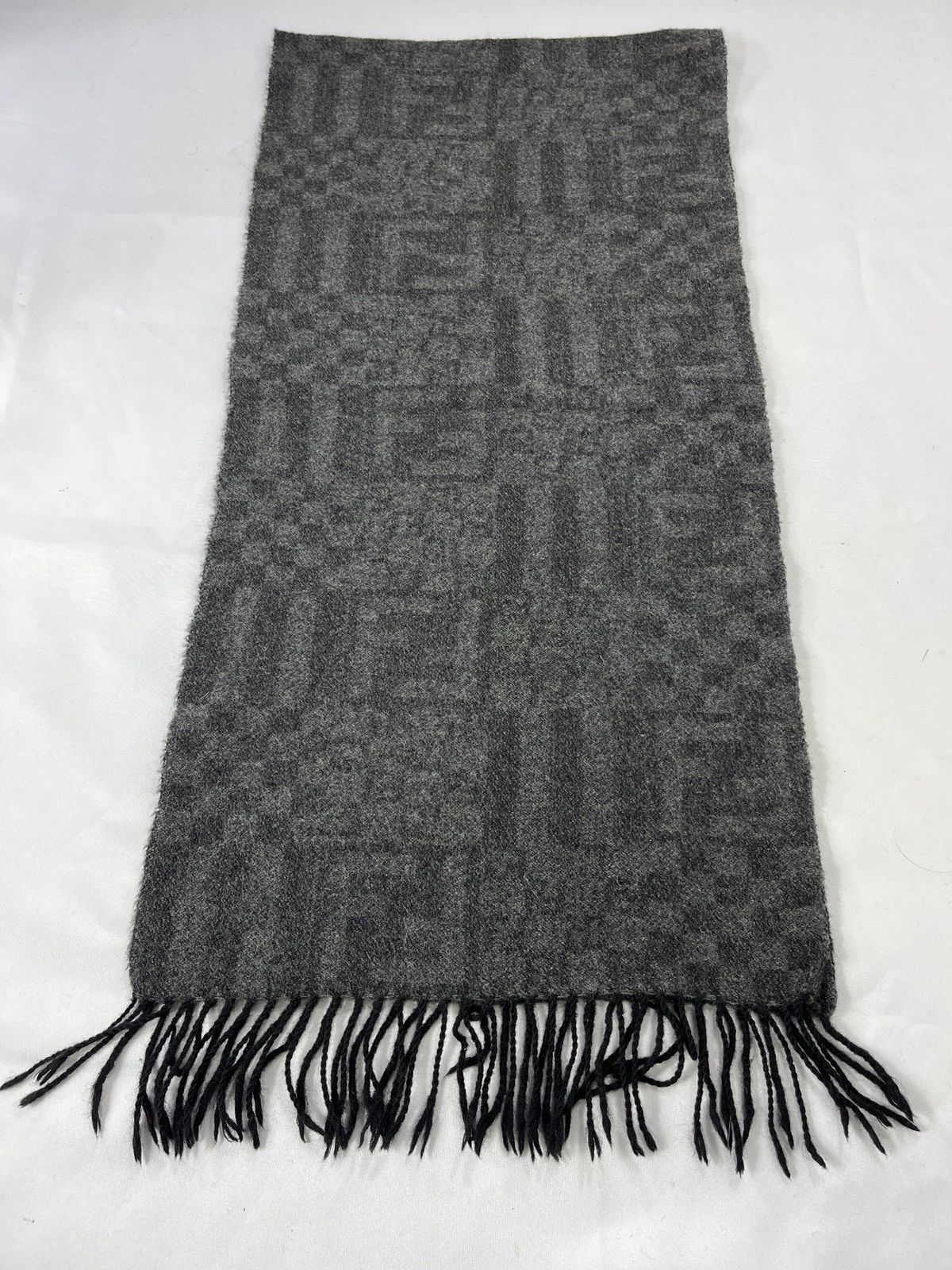 Italian Designers × Vintage FENDI Monogram FF Print Scarf