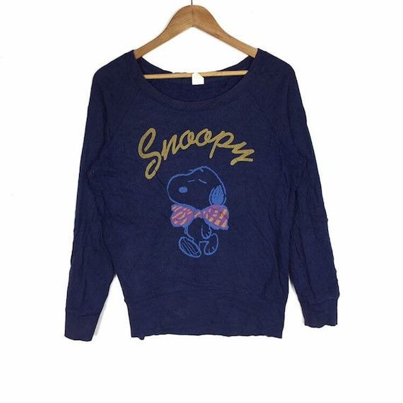 PEANUT SNOOPY Cartoon Television Anime Sweatshirt Big Logo