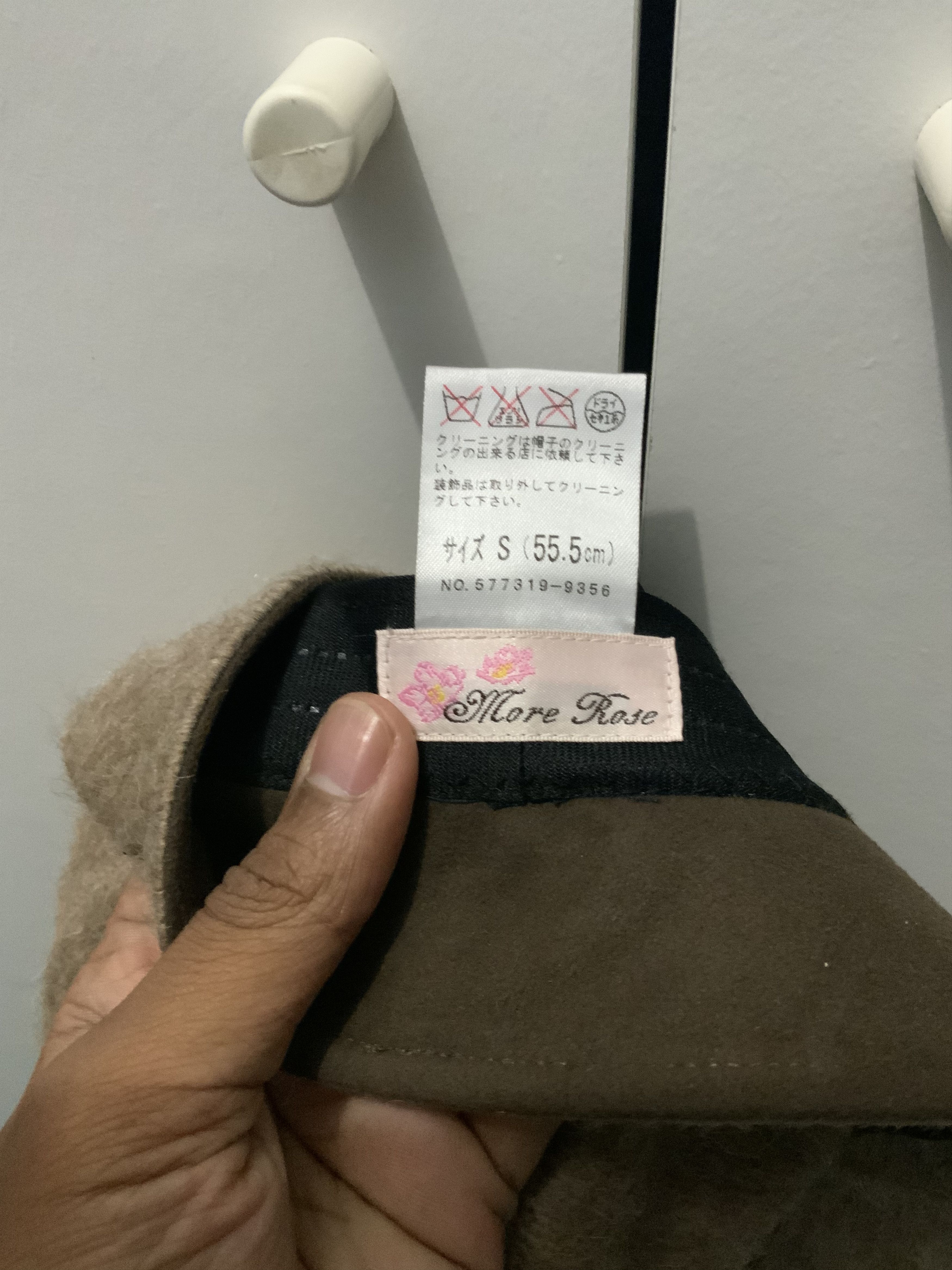 Japanese Brand More Rose Vintage Mohair Fur Bucket Hat Cap Size ONE SIZE - 9 Thumbnail
