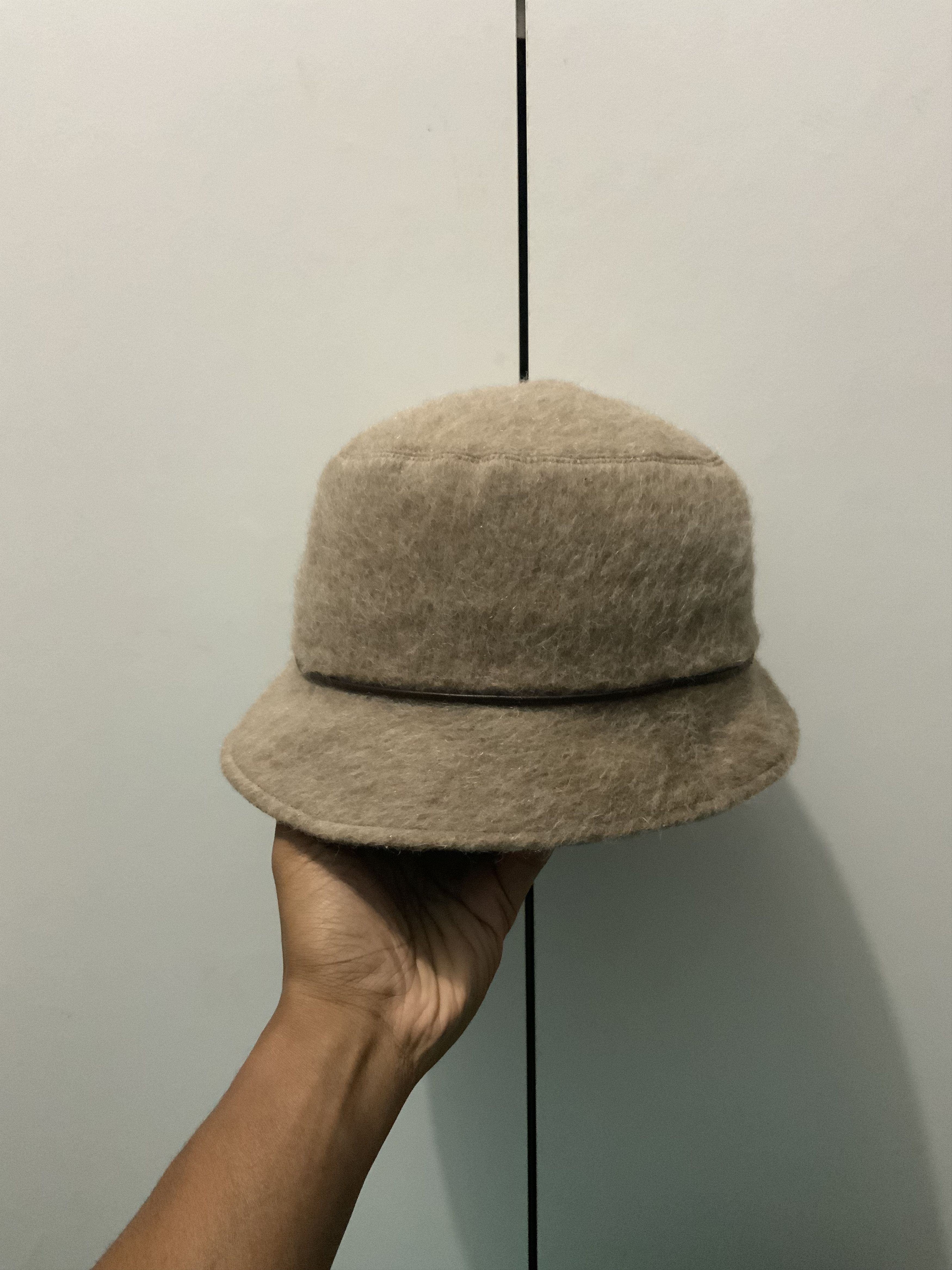 Japanese Brand More Rose Vintage Mohair Fur Bucket Hat Cap Size ONE SIZE - 1 Thumbnail