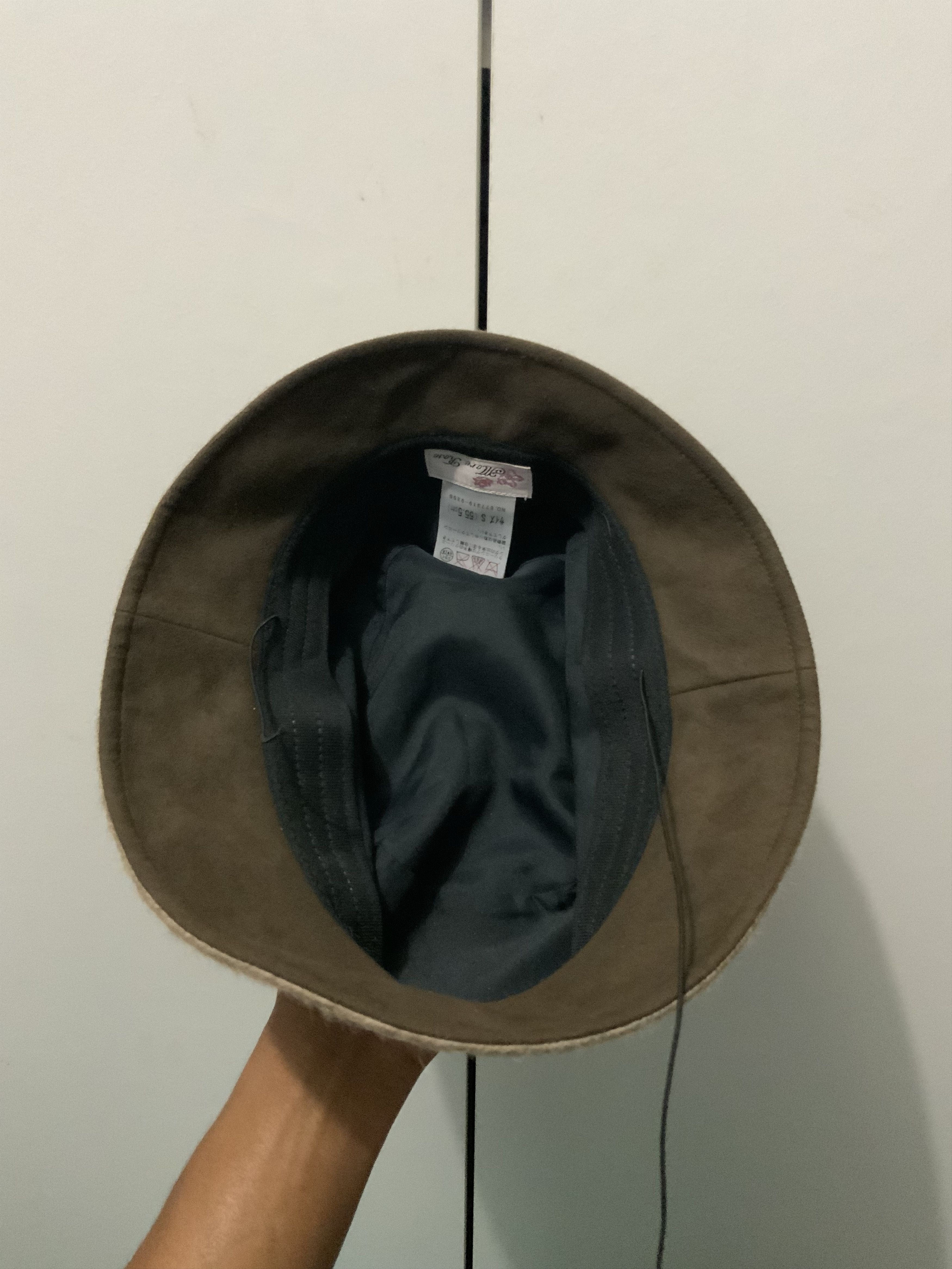 Japanese Brand More Rose Vintage Mohair Fur Bucket Hat Cap Size ONE SIZE - 7 Thumbnail