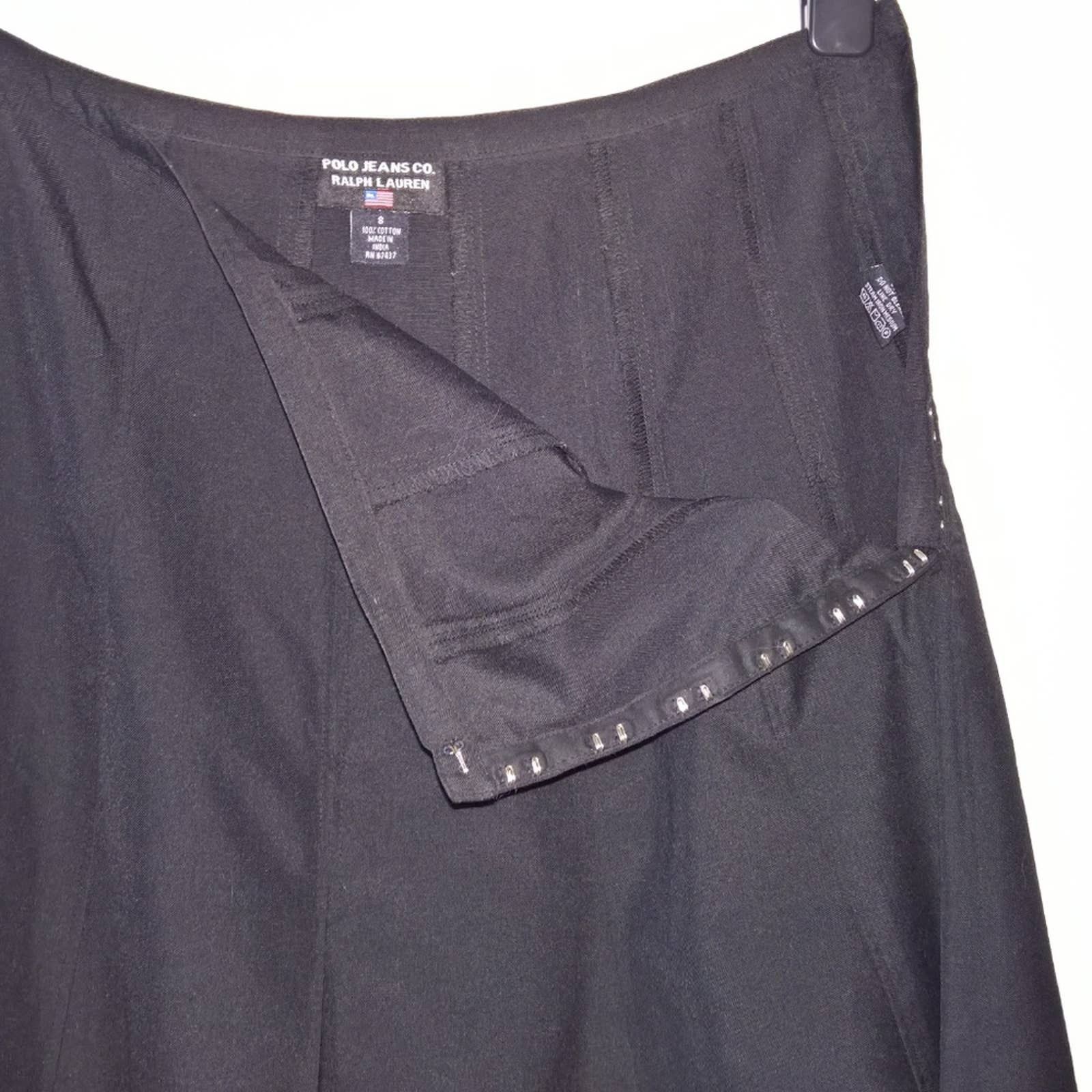 High Waist Hook & Eye closure Maxi Skirt Vintage!