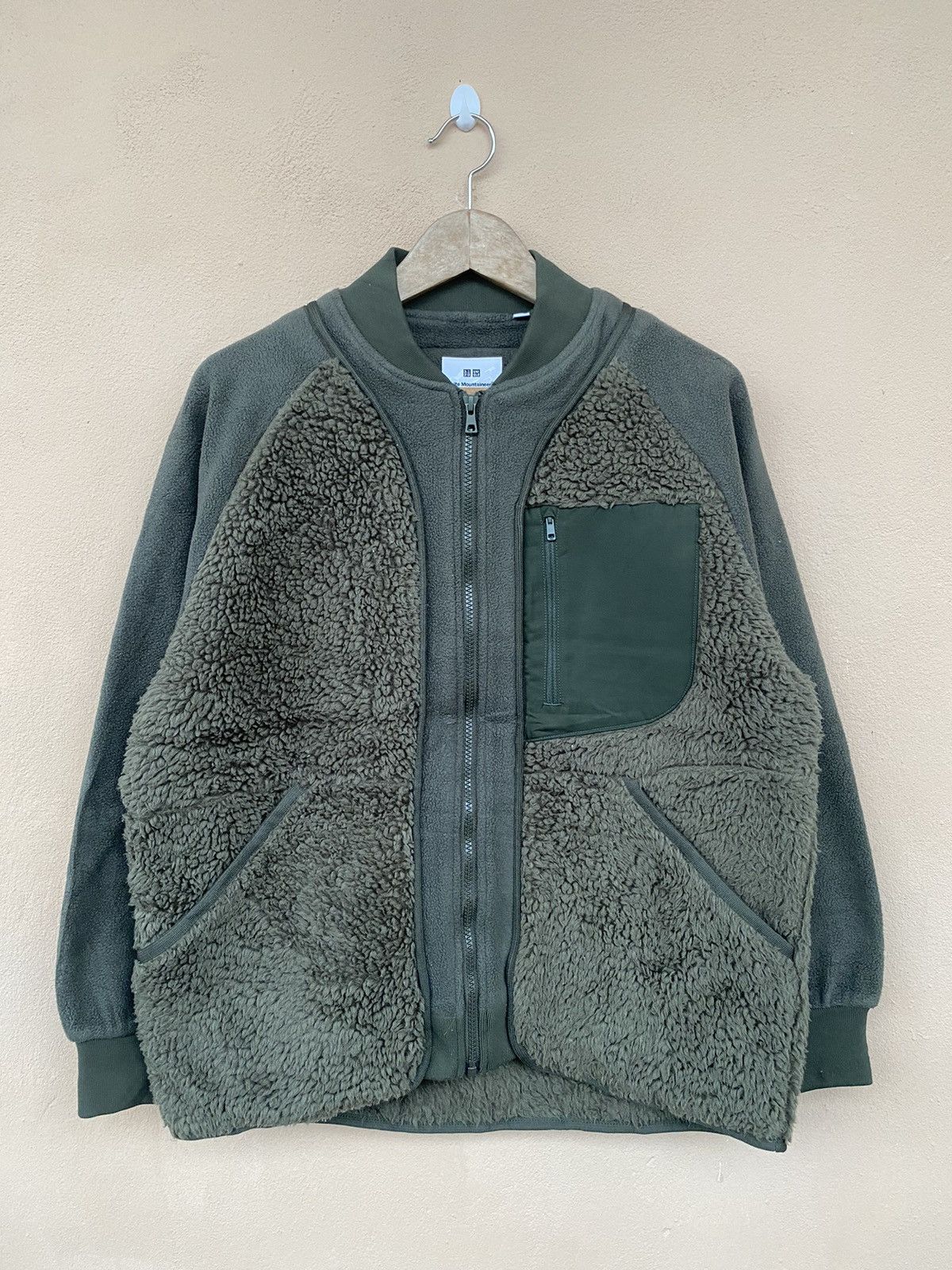 Japanese Brand × Uniqlo × White Mountaineering Steals💥 Uniqlo White MounTaineering Fleece Bulky Jacket Size US S / EU 44-46 / 1 - 1 Thumbnail