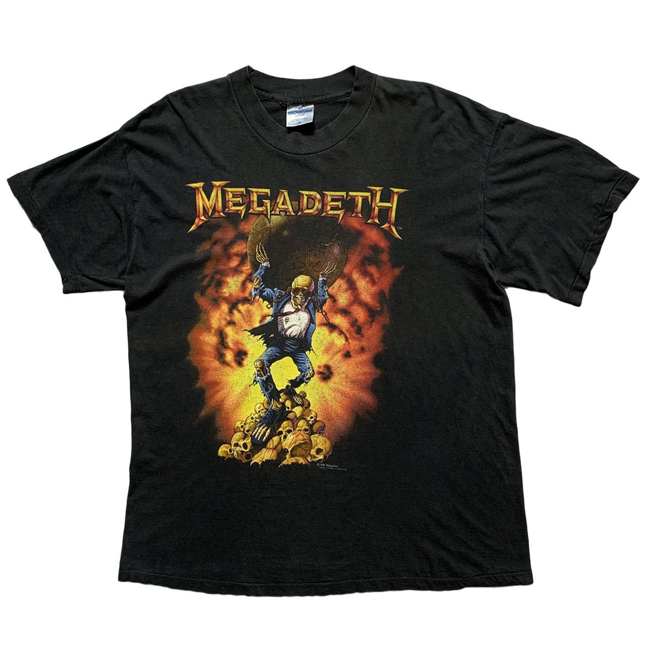 Brockum Vintage Megadeth Megadeath Cage Original Tour Tee