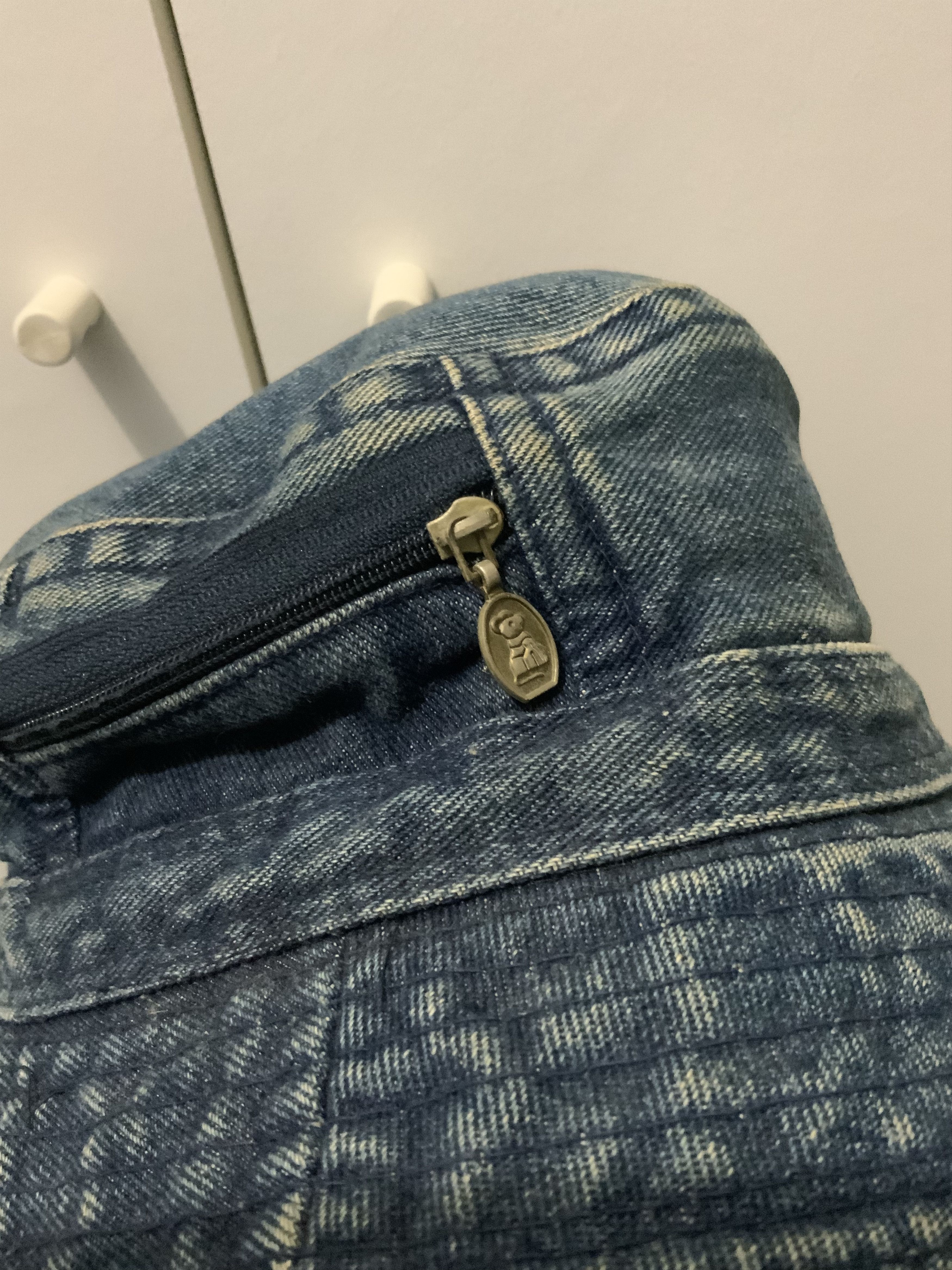 Denime Rusty Faded Single Pocket Denim Bucket Hat Size ONE SIZE - 11 Thumbnail
