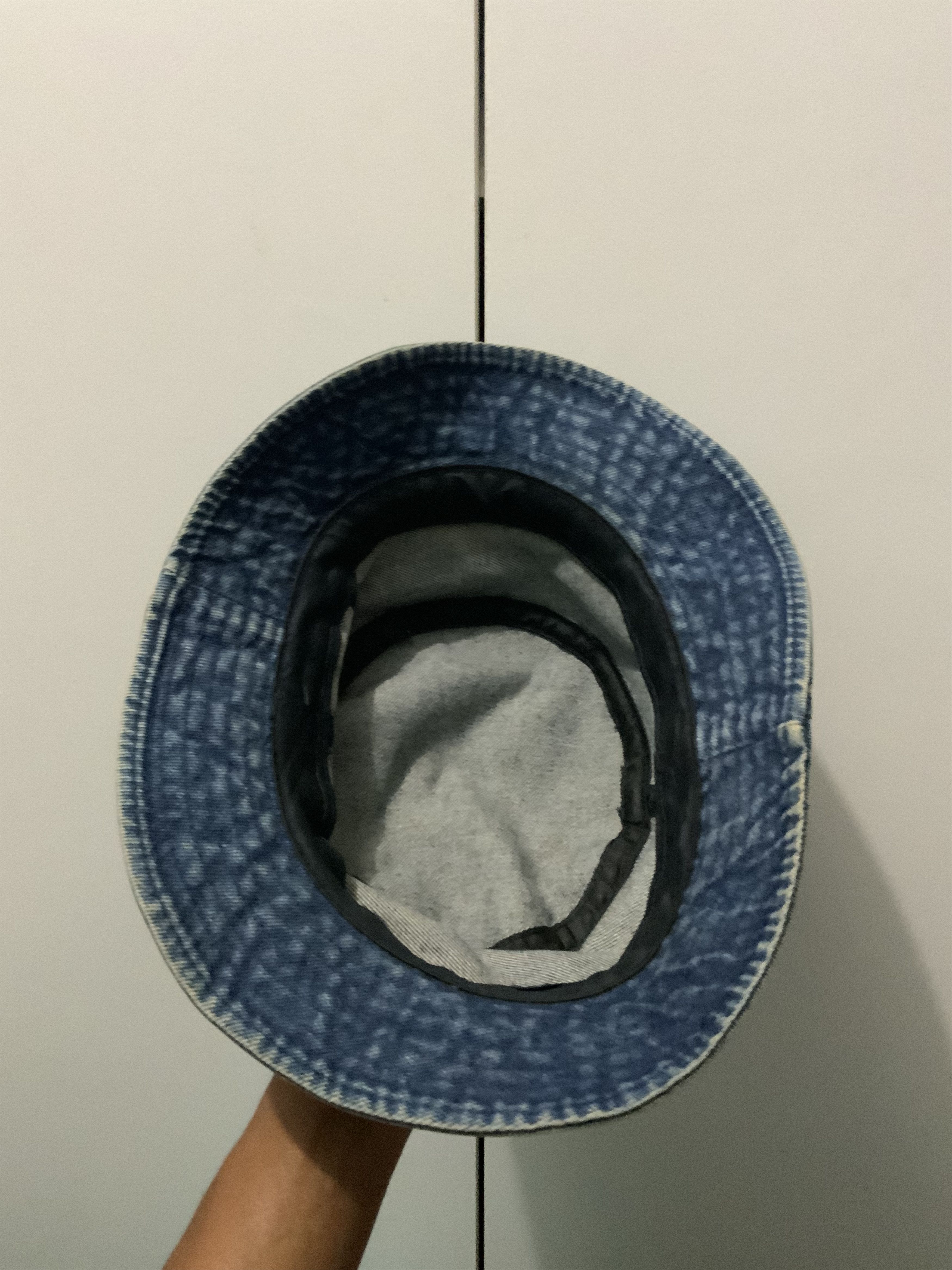 Denime Rusty Faded Single Pocket Denim Bucket Hat Size ONE SIZE - 6 Thumbnail