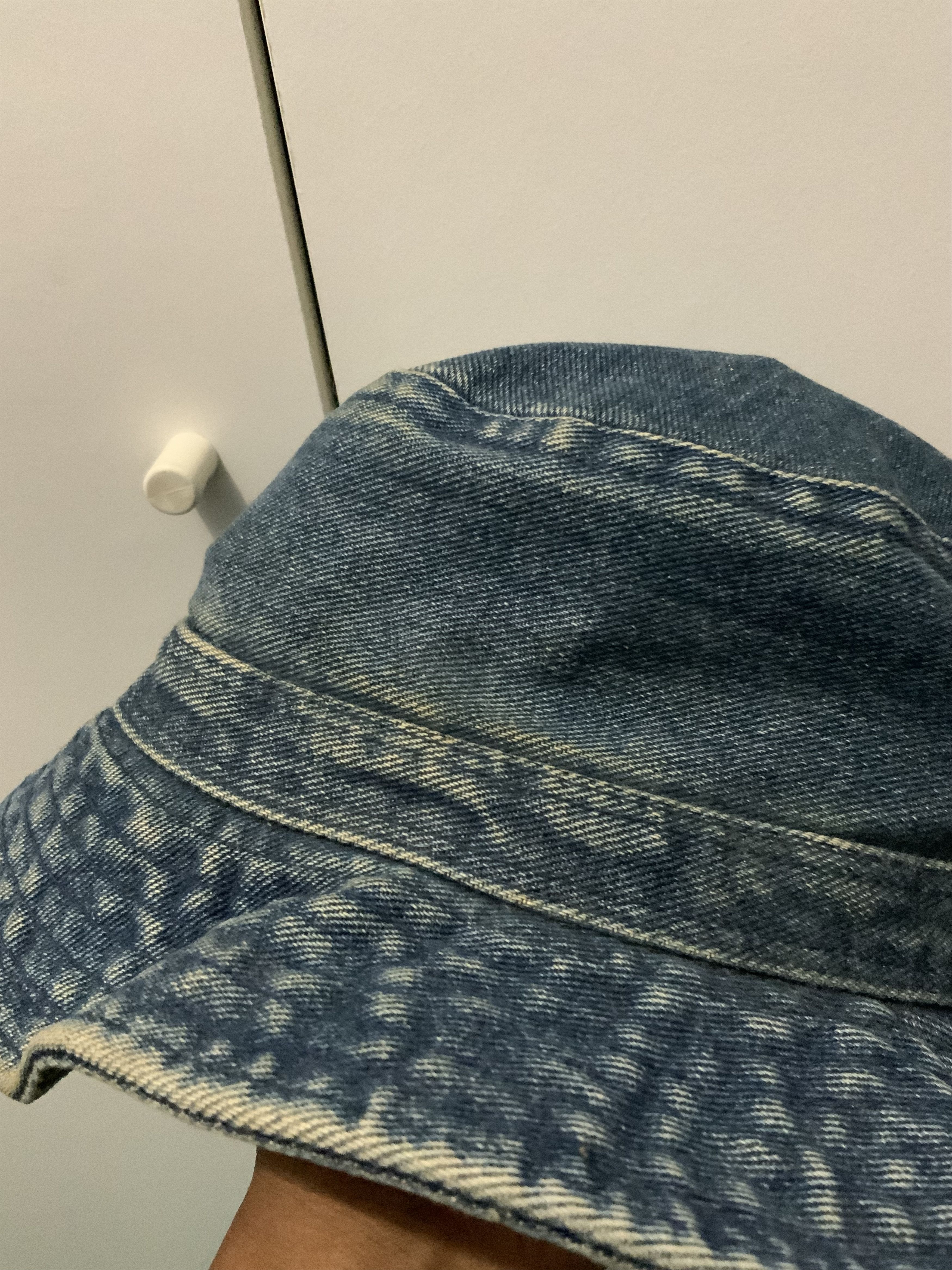 Denime Rusty Faded Single Pocket Denim Bucket Hat Size ONE SIZE - 9 Thumbnail