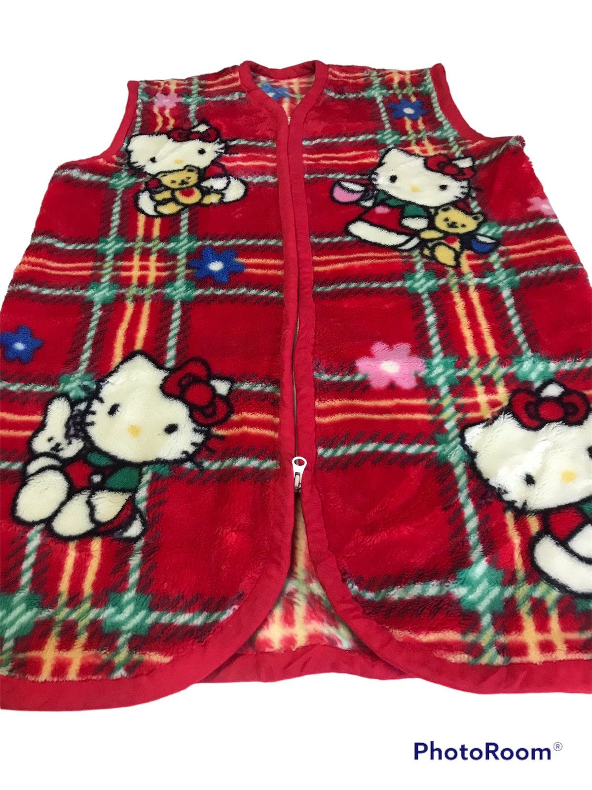 Anime × Komono × Vintage Vintage Kimono/vest Hello kitty sanrio co.tokyo japan Size US L / EU 52-54 / 3 - 2 Thumbnail