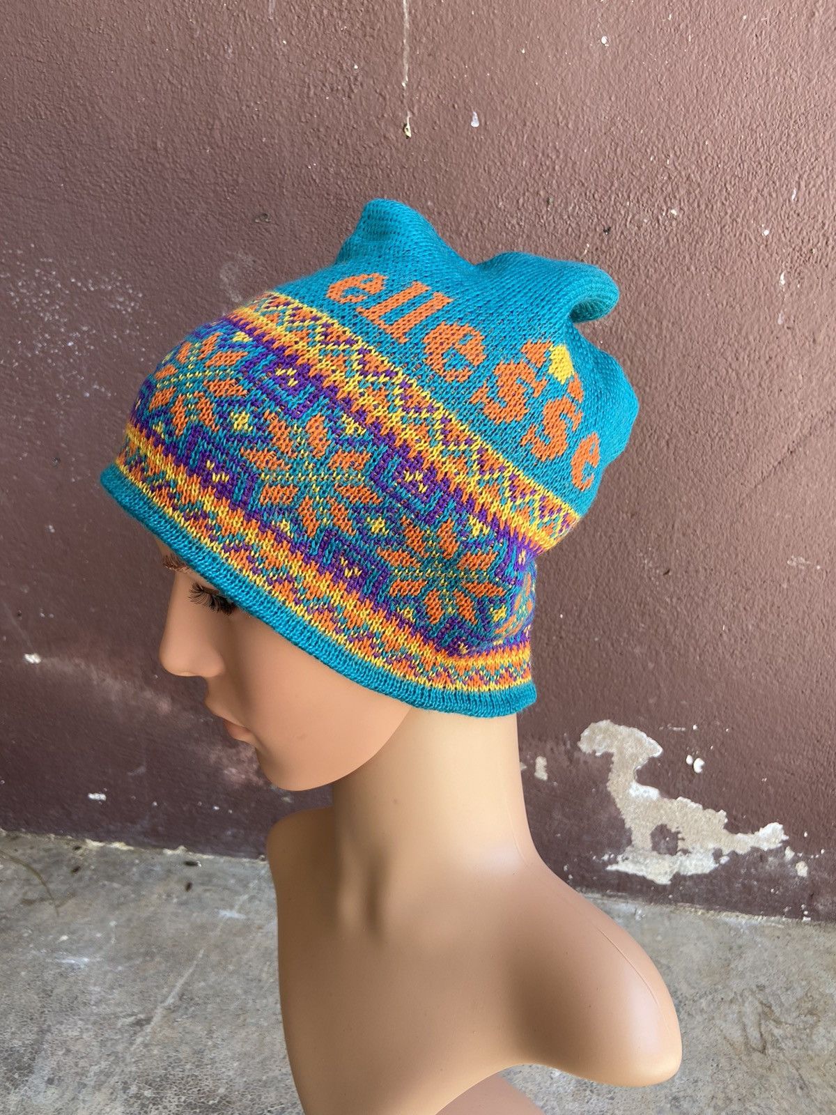 Ellesse Vintage Ellesse Knitted Beanie Hat Size ONE SIZE - 3 Thumbnail