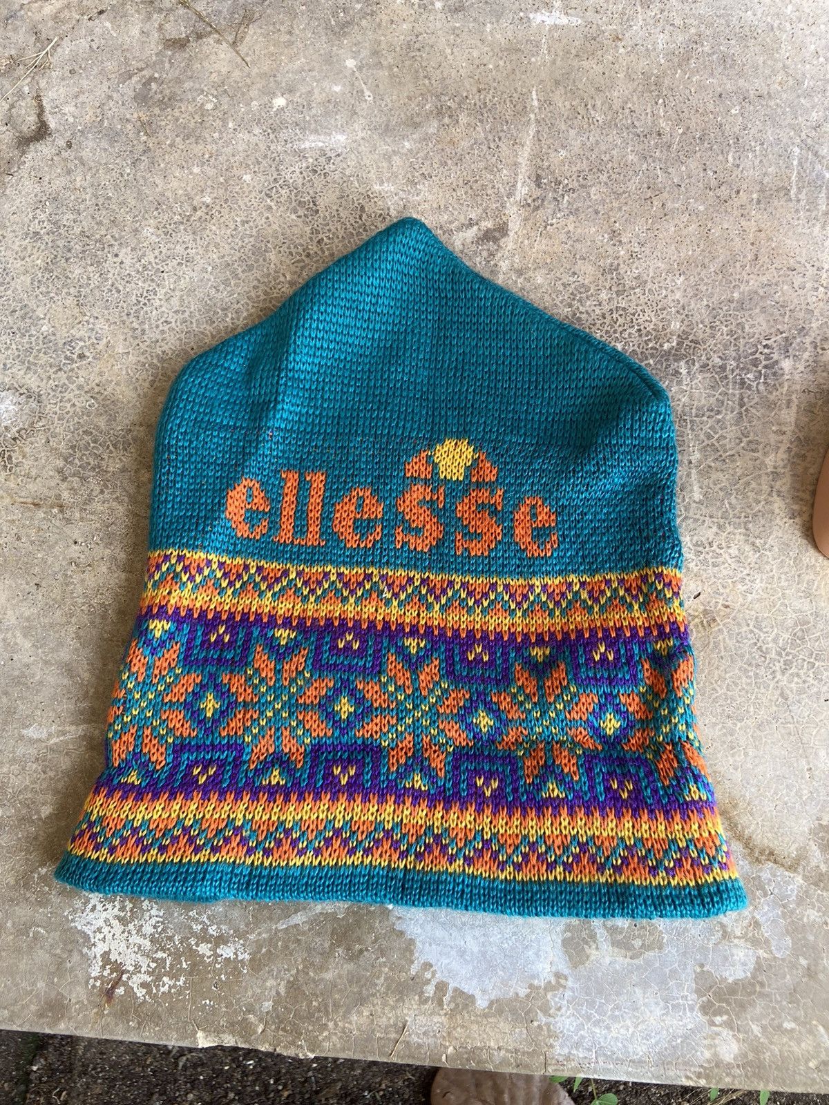 Ellesse Vintage Ellesse Knitted Beanie Hat Size ONE SIZE - 4 Thumbnail