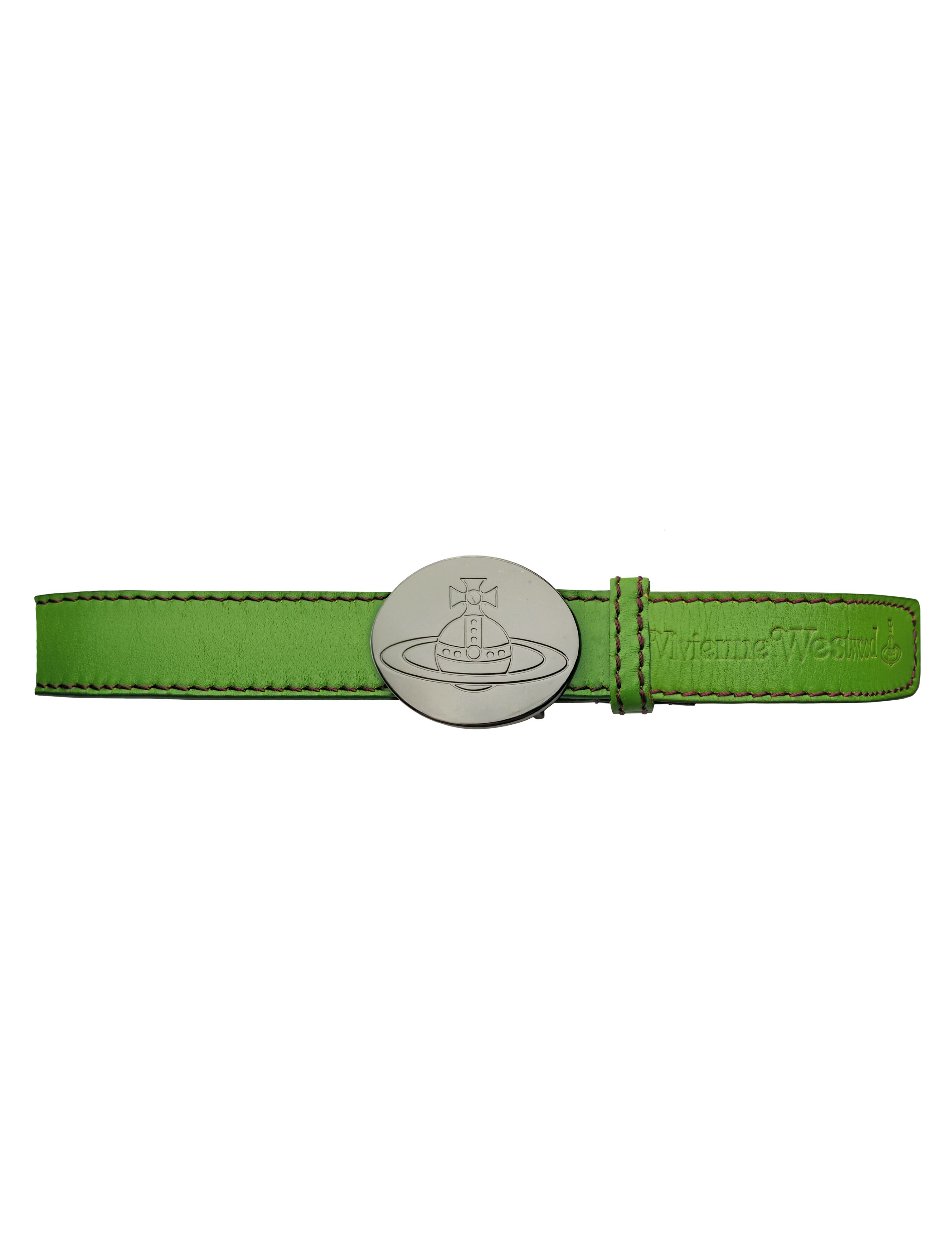 Vivienne Westwood Orb Leather Belt