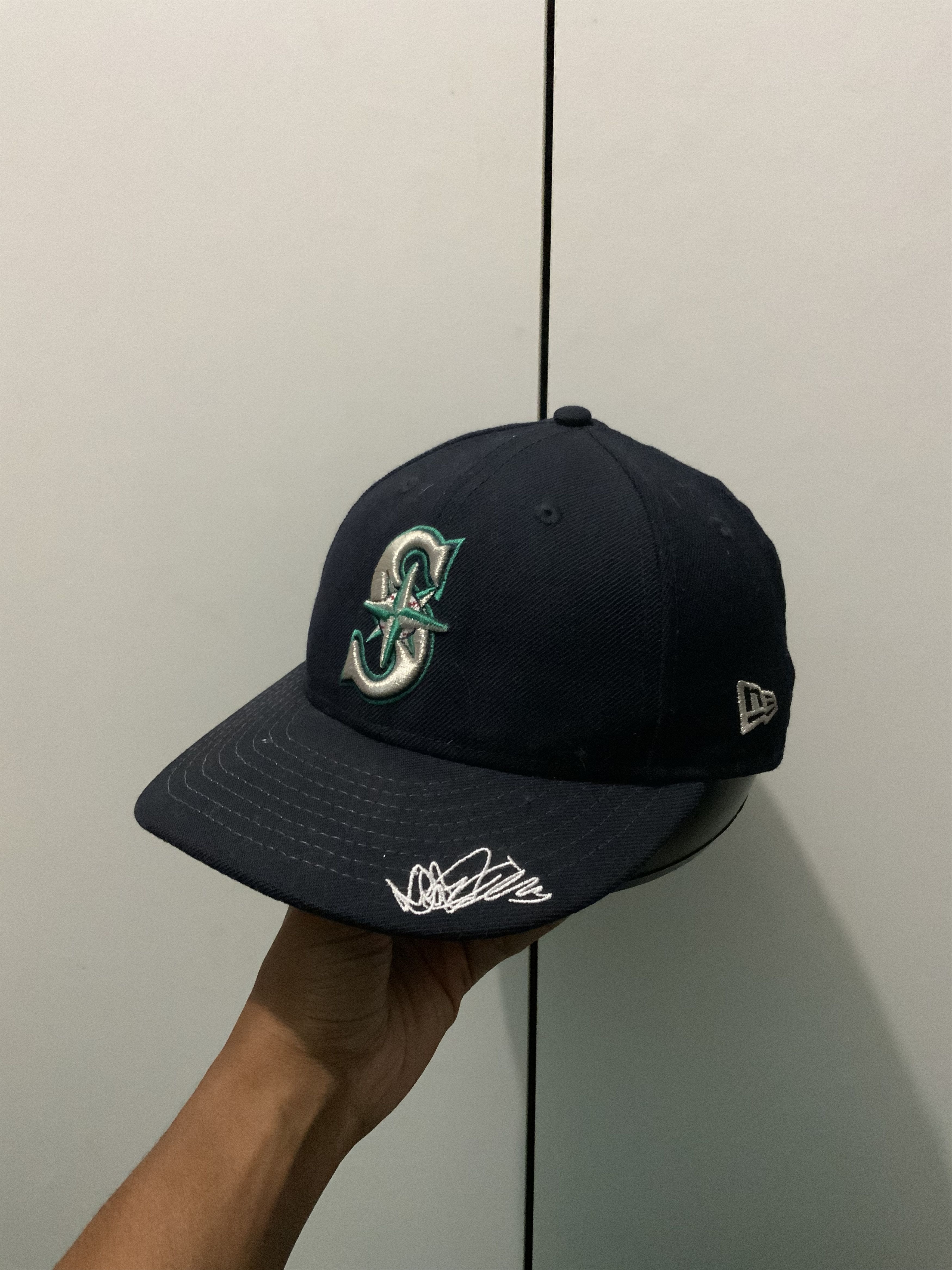 New Era 7 1/2 Seattle Mariners New Era Fitted Hat Size ONE SIZE - 2 Thumbnail