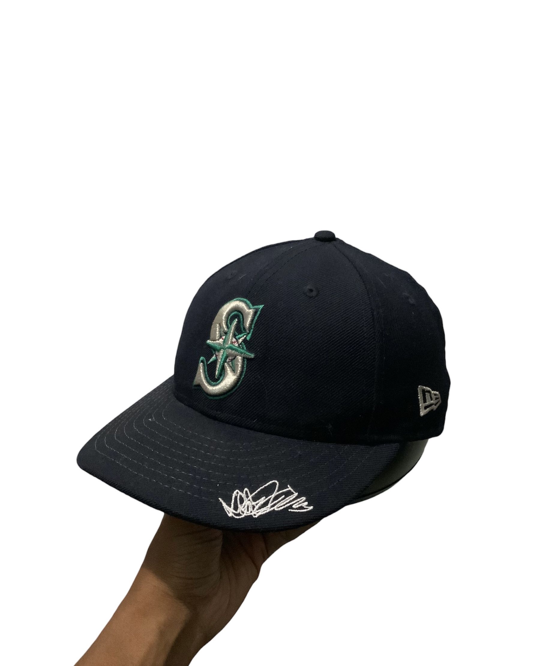 New Era 7 1/2 Seattle Mariners New Era Fitted Hat Size ONE SIZE - 1 Thumbnail