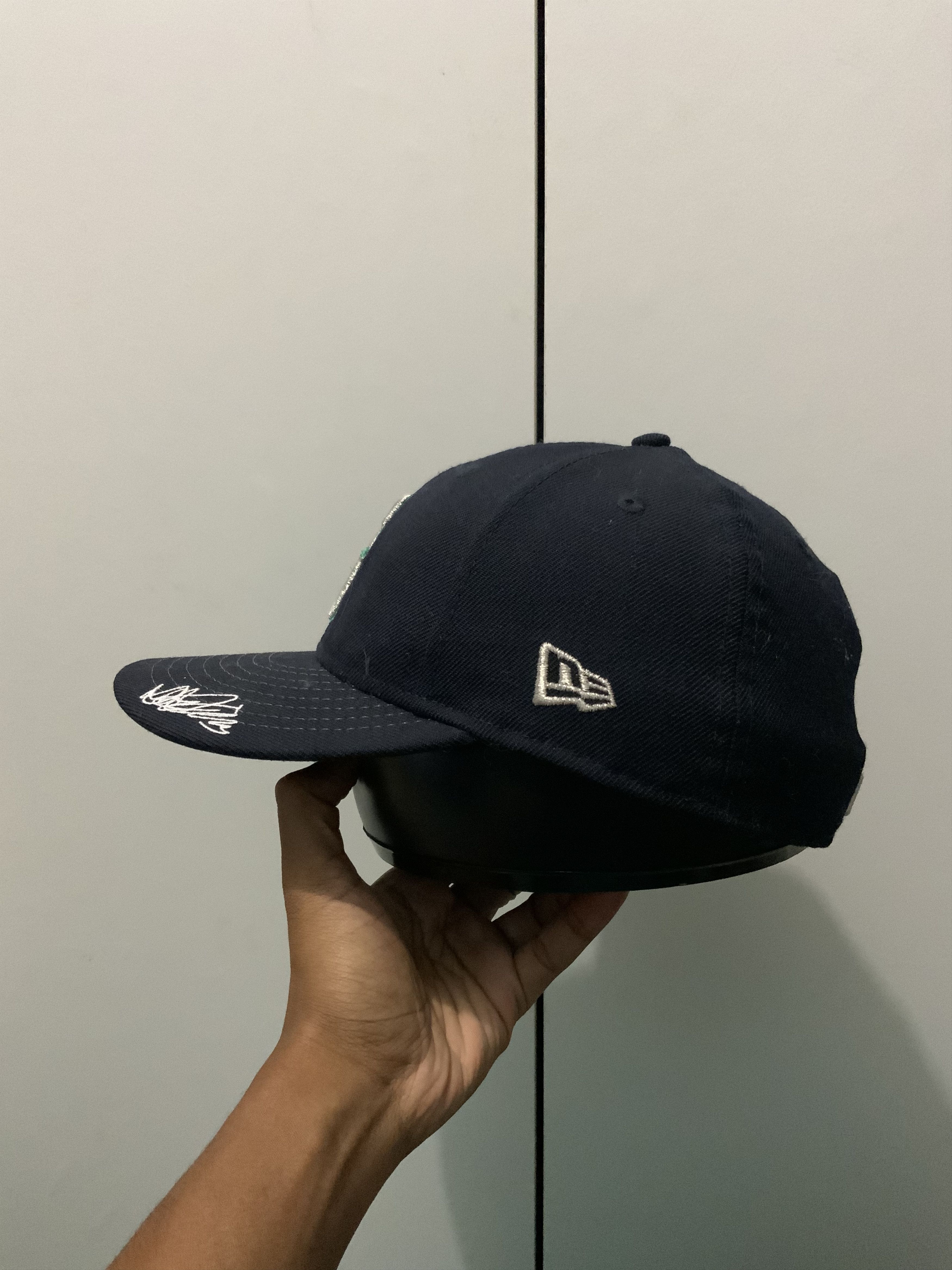 New Era 7 1/2 Seattle Mariners New Era Fitted Hat Size ONE SIZE - 4 Thumbnail