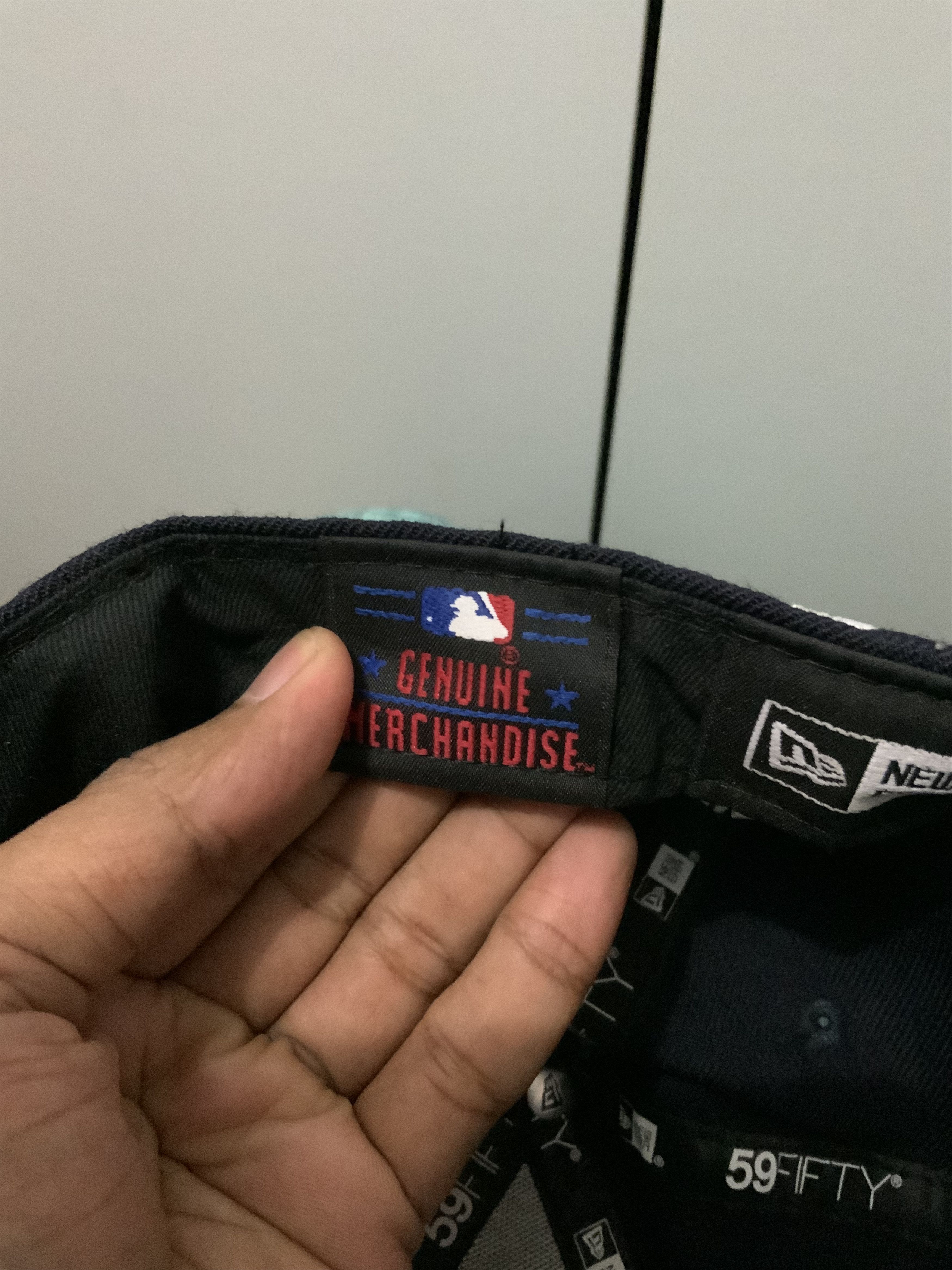 New Era 7 1/2 Seattle Mariners New Era Fitted Hat Size ONE SIZE - 9 Thumbnail