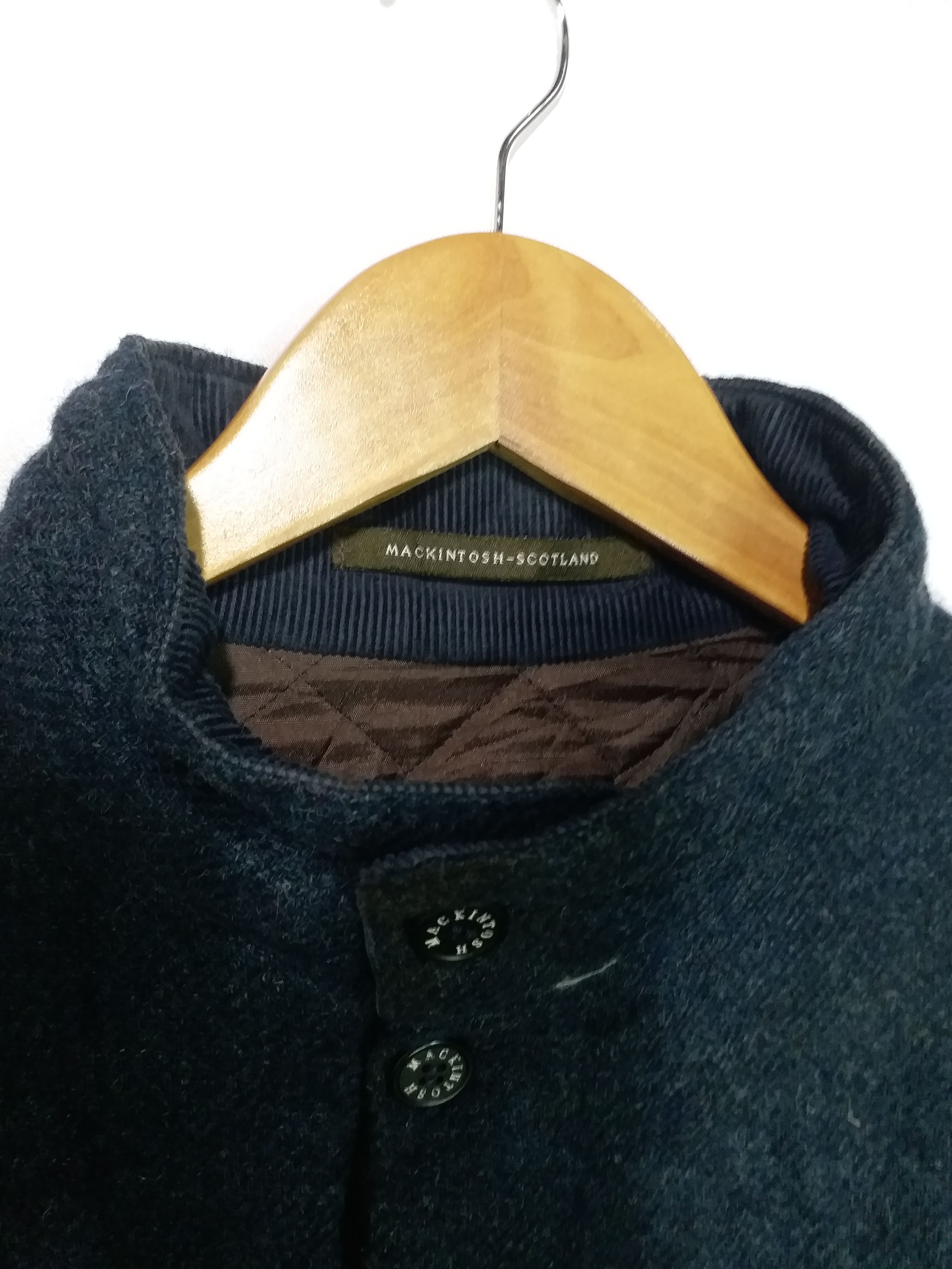 Mackintosh Mackintosh Black Quilted Jacket Full Button Size M Size US M / EU 48-50 / 2 - 5 Thumbnail