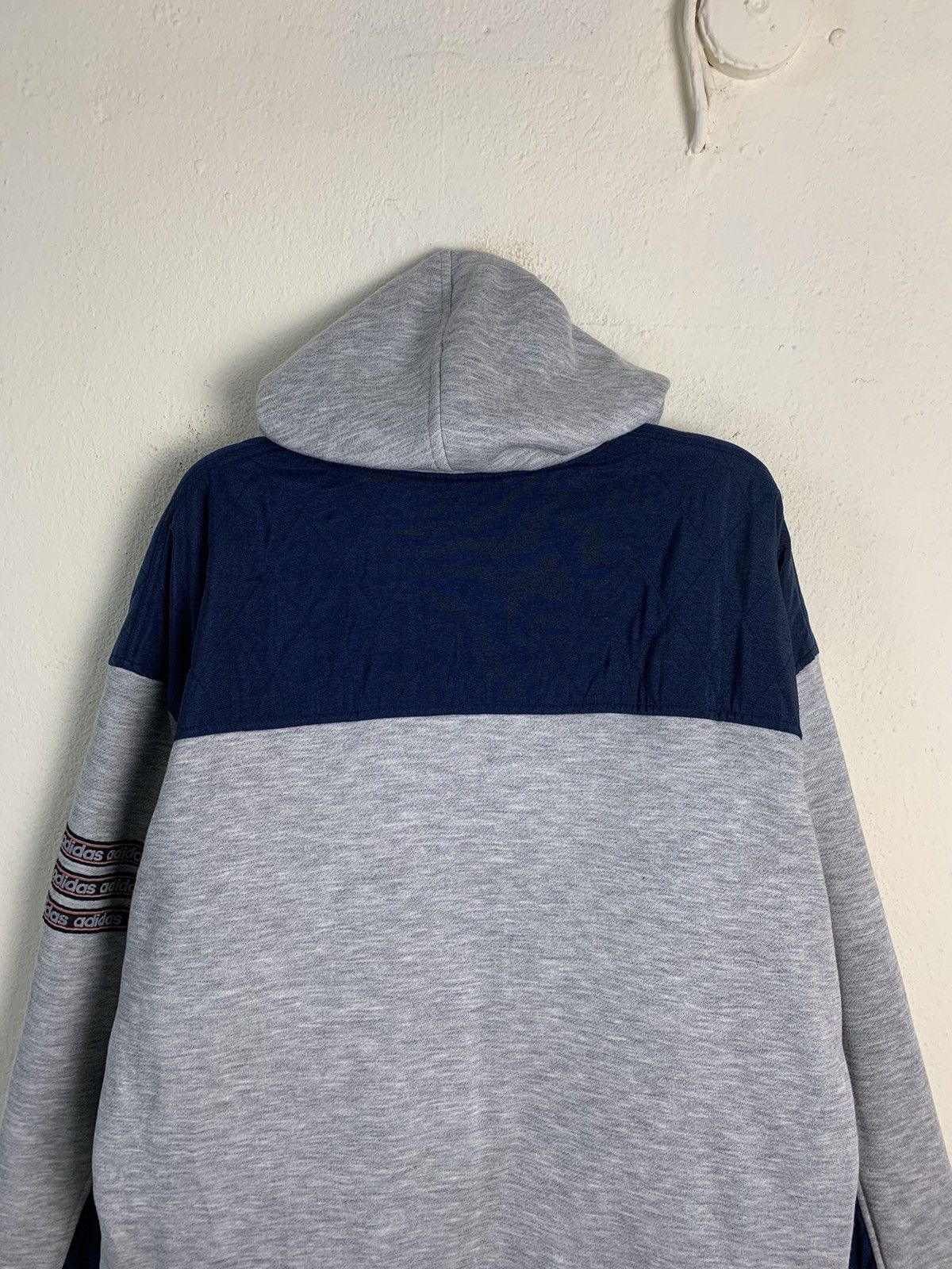 Adidas Vintage Adidas Big Logo Hoodie Jacket Size US XL / EU 56 / 4 - 12 Thumbnail