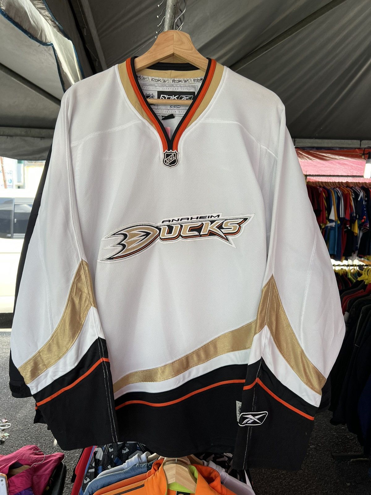 NHL Reebok Anaheim Ducks Jersey Men's Size M