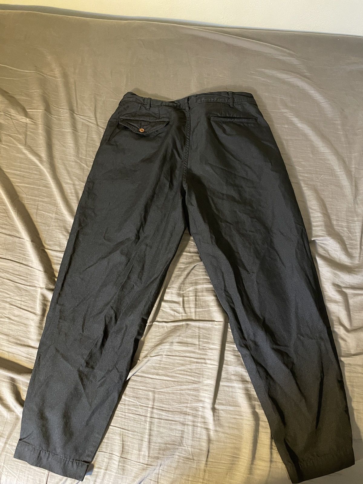 Comme des Garcons Homme Deux FW18 Comme Des Garçons Homme Deux Cropped Pant Black DA-P028 Size US 32 / EU 48 - 2 Thumbnail