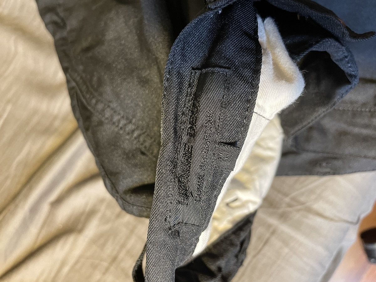 Comme des Garcons Homme Deux FW18 Comme Des Garçons Homme Deux Cropped Pant Black DA-P028 Size US 32 / EU 48 - 4 Thumbnail