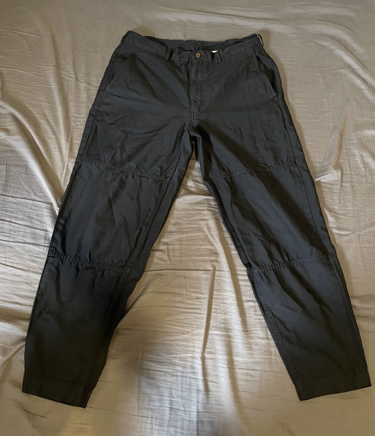 Comme des Garcons Homme Deux FW18 Comme Des Garçons Homme Deux Cropped Pant Black DA-P028 Size US 32 / EU 48 - 1 Thumbnail