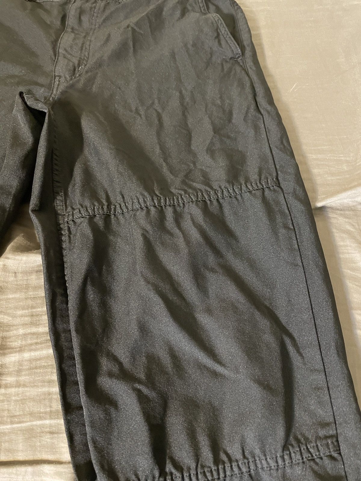 Comme des Garcons Homme Deux FW18 Comme Des Garçons Homme Deux Cropped Pant Black DA-P028 Size US 32 / EU 48 - 3 Thumbnail