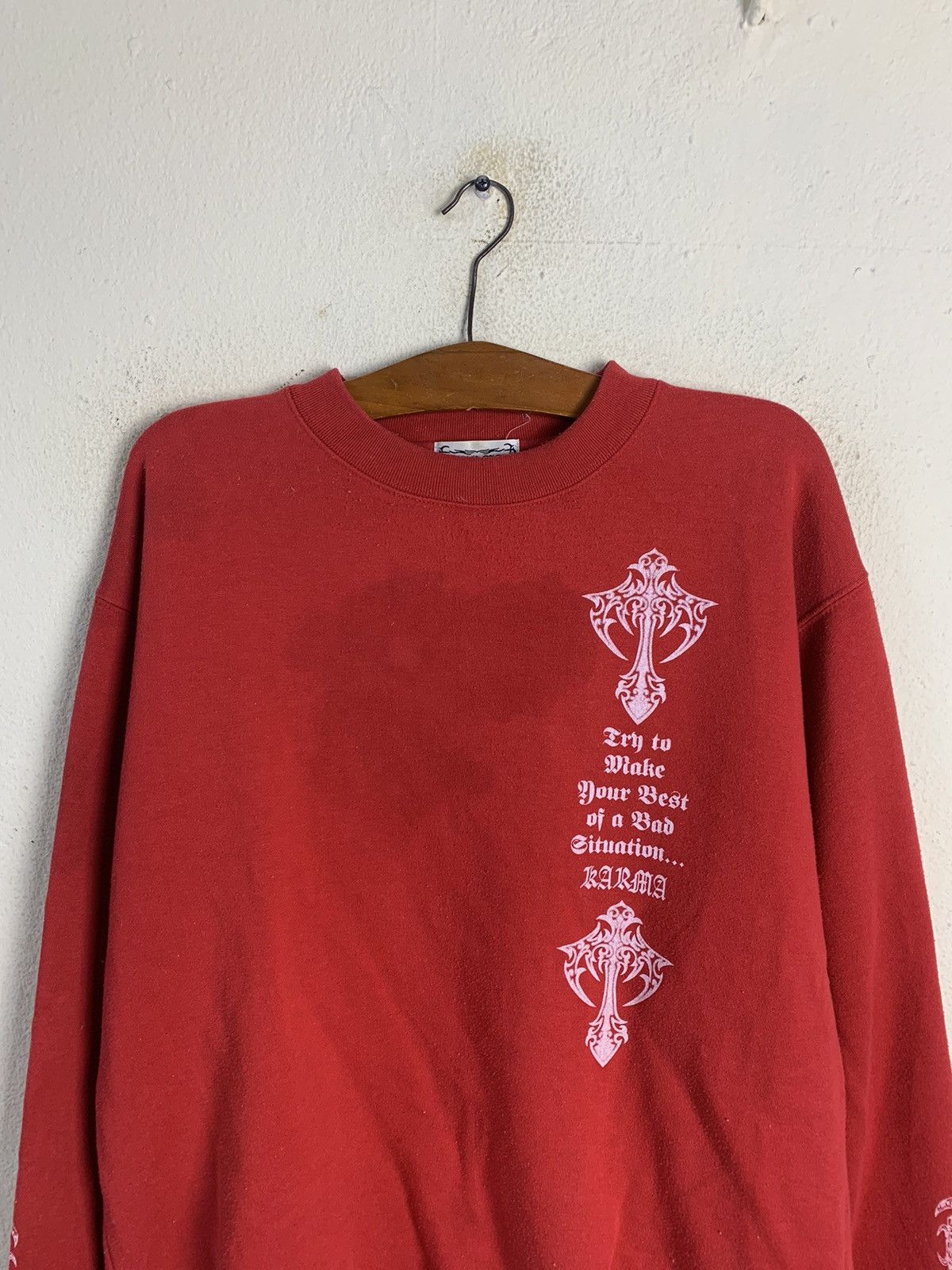 Japanese Brand Vintage Karma Sukajan Dragon Sweatshirt Size US L / EU 52-54 / 3 - 10 Thumbnail