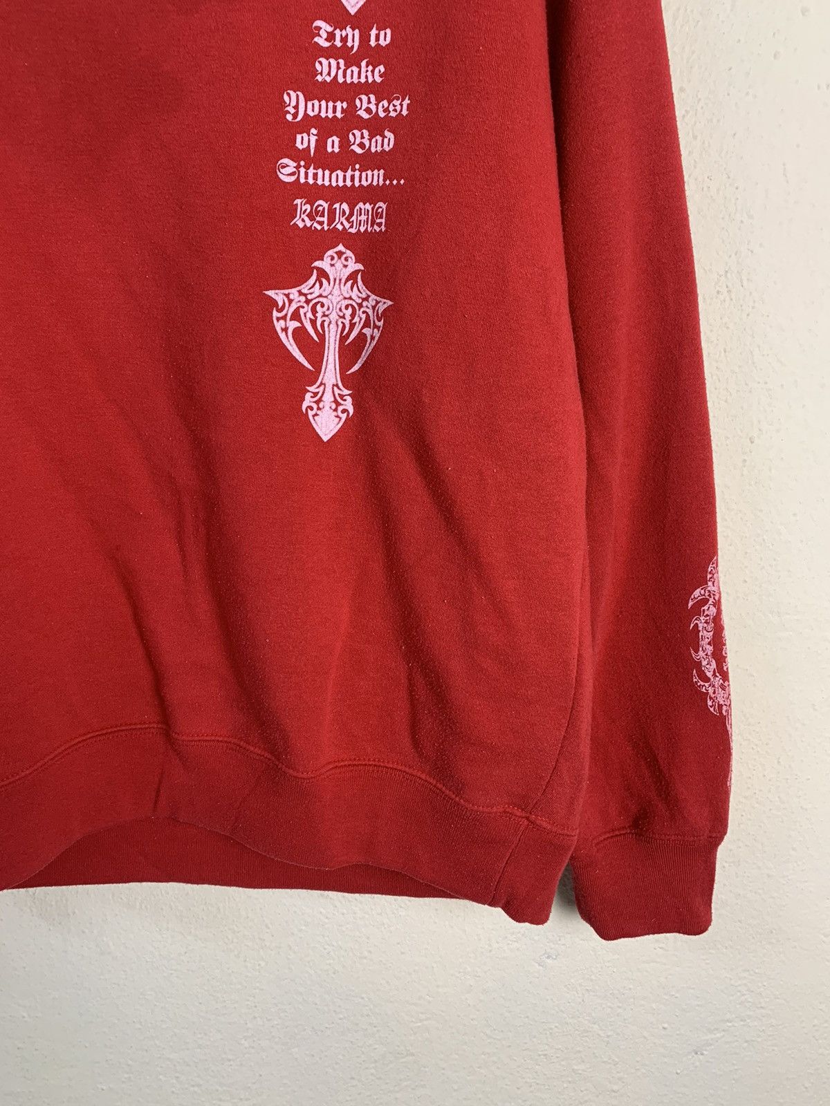Japanese Brand Vintage Karma Sukajan Dragon Sweatshirt Size US L / EU 52-54 / 3 - 8 Thumbnail
