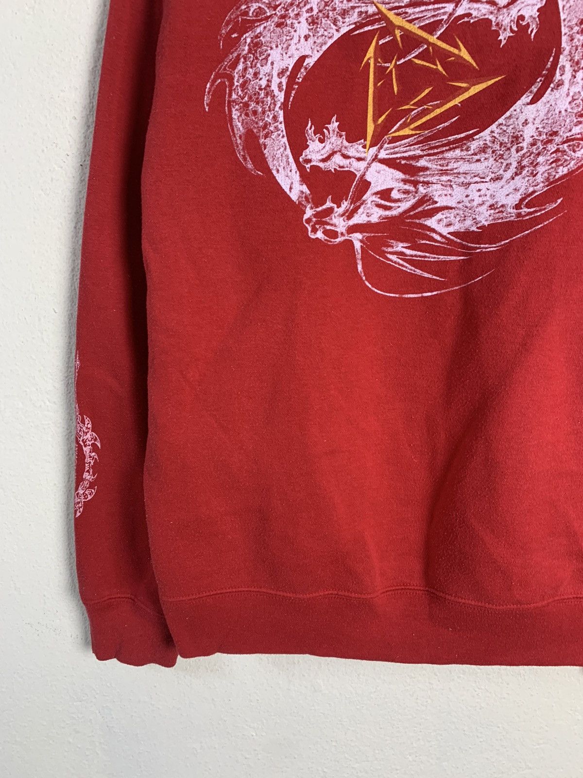 Japanese Brand Vintage Karma Sukajan Dragon Sweatshirt Size US L / EU 52-54 / 3 - 3 Thumbnail