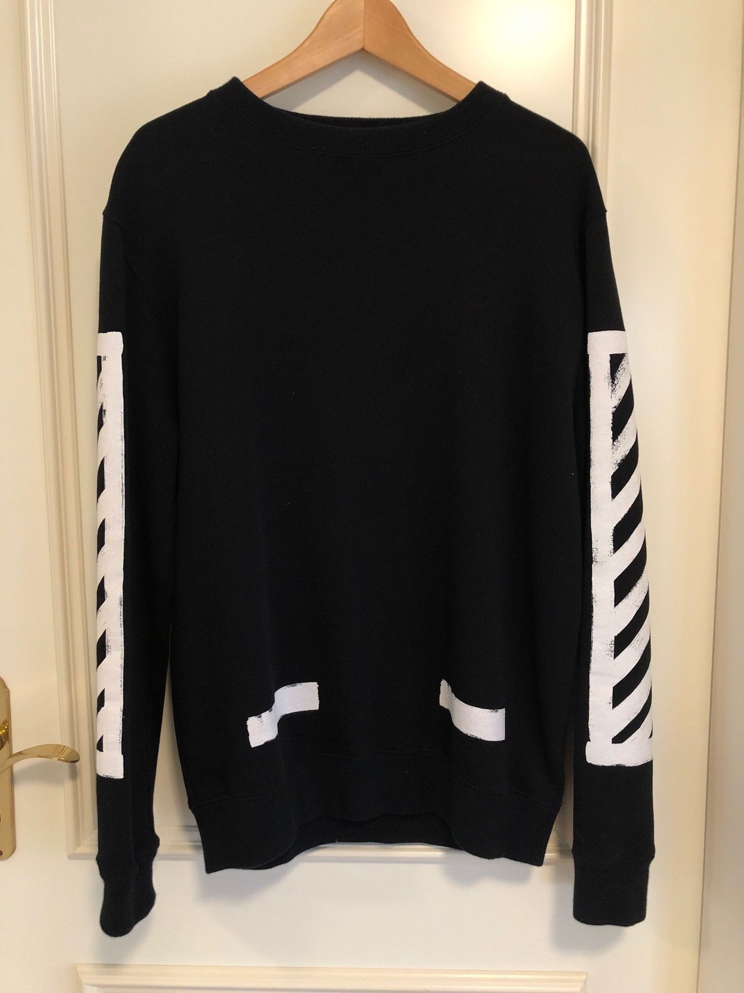 Off-White Off-White Diagonals Crewneck Size US S / EU 44-46 / 1 - 2 Thumbnail