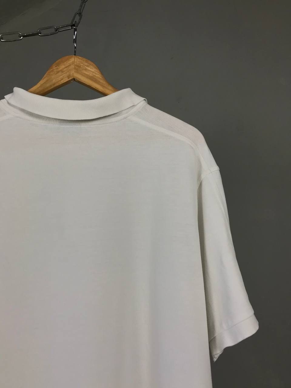 Nike × Vintage Nike swoosh streetwear vintage white polo tee Size US XXL / EU 58 / 5 - 10 Thumbnail