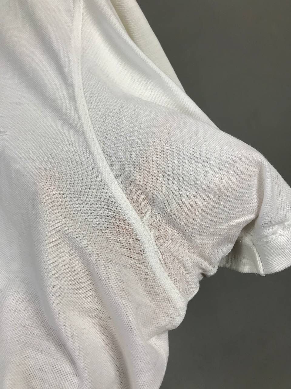 Nike × Vintage Nike swoosh streetwear vintage white polo tee Size US XXL / EU 58 / 5 - 11 Thumbnail
