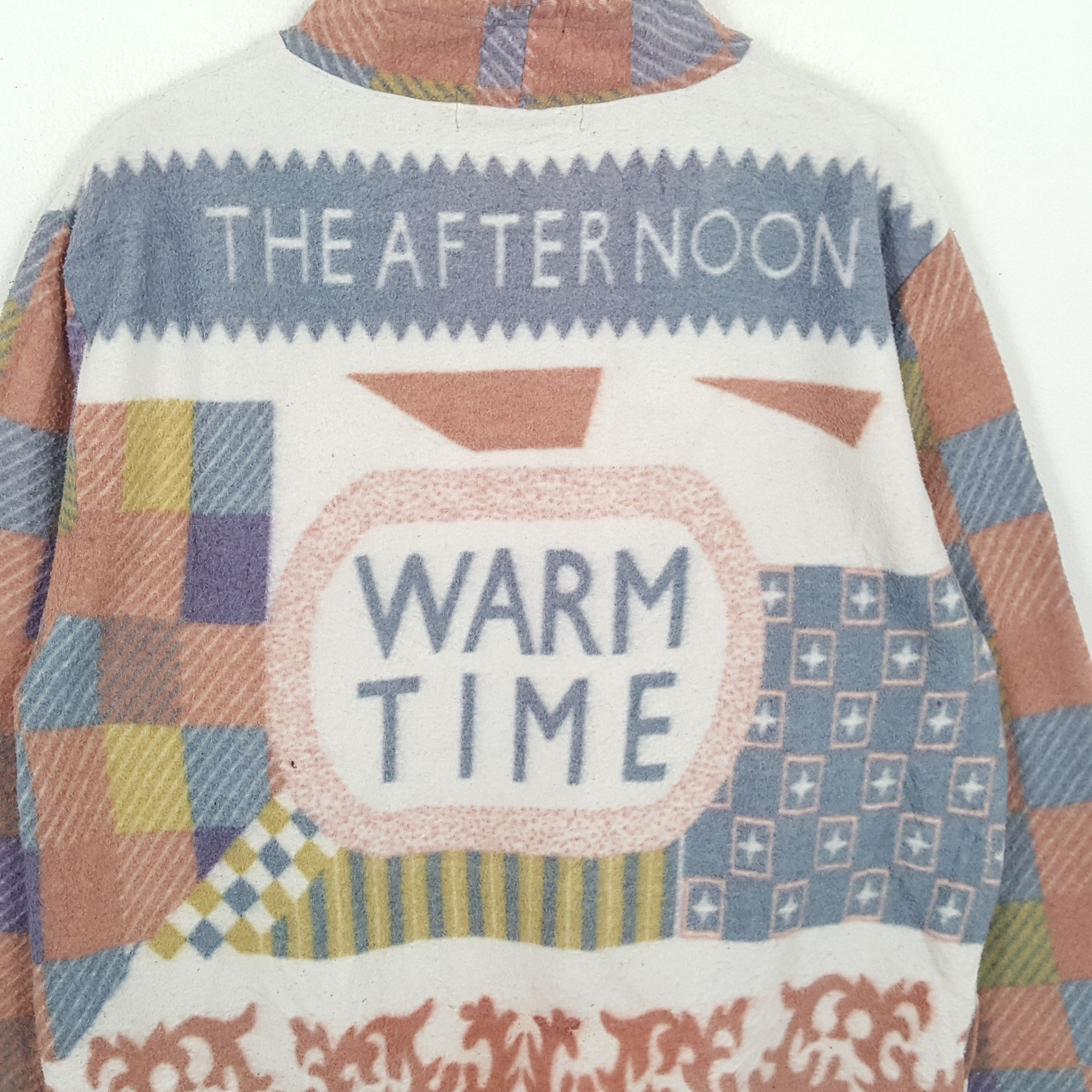 Vintage THE AFTERNOON WARM TIME Art Style Vintage Fleece Sweaters Size US M / EU 48-50 / 2 - 4 Thumbnail