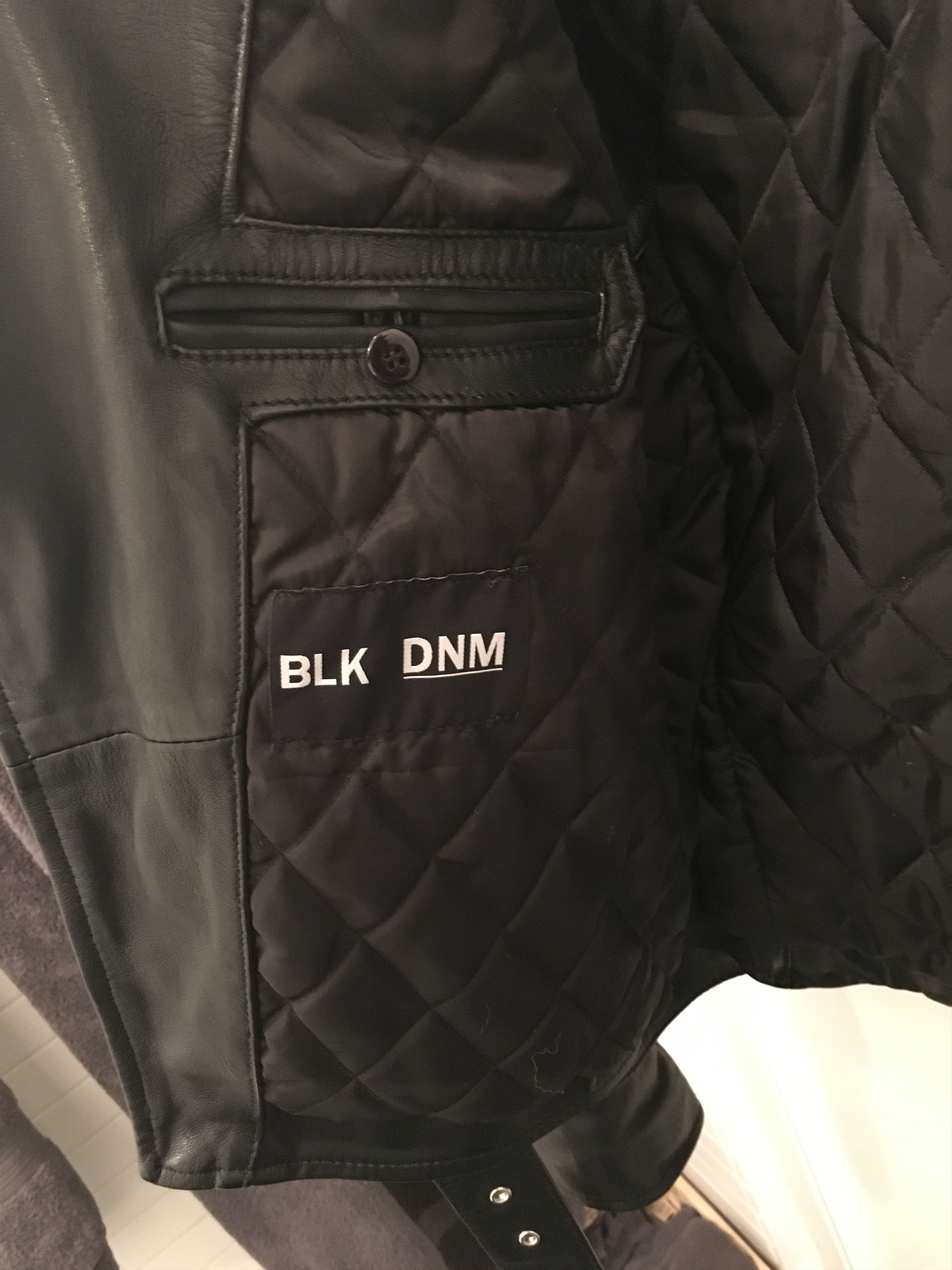 Blk Dnm Blk Dnm 5 Leather Moto Jacket size small Size US S / EU 44-46 / 1 - 4 Thumbnail