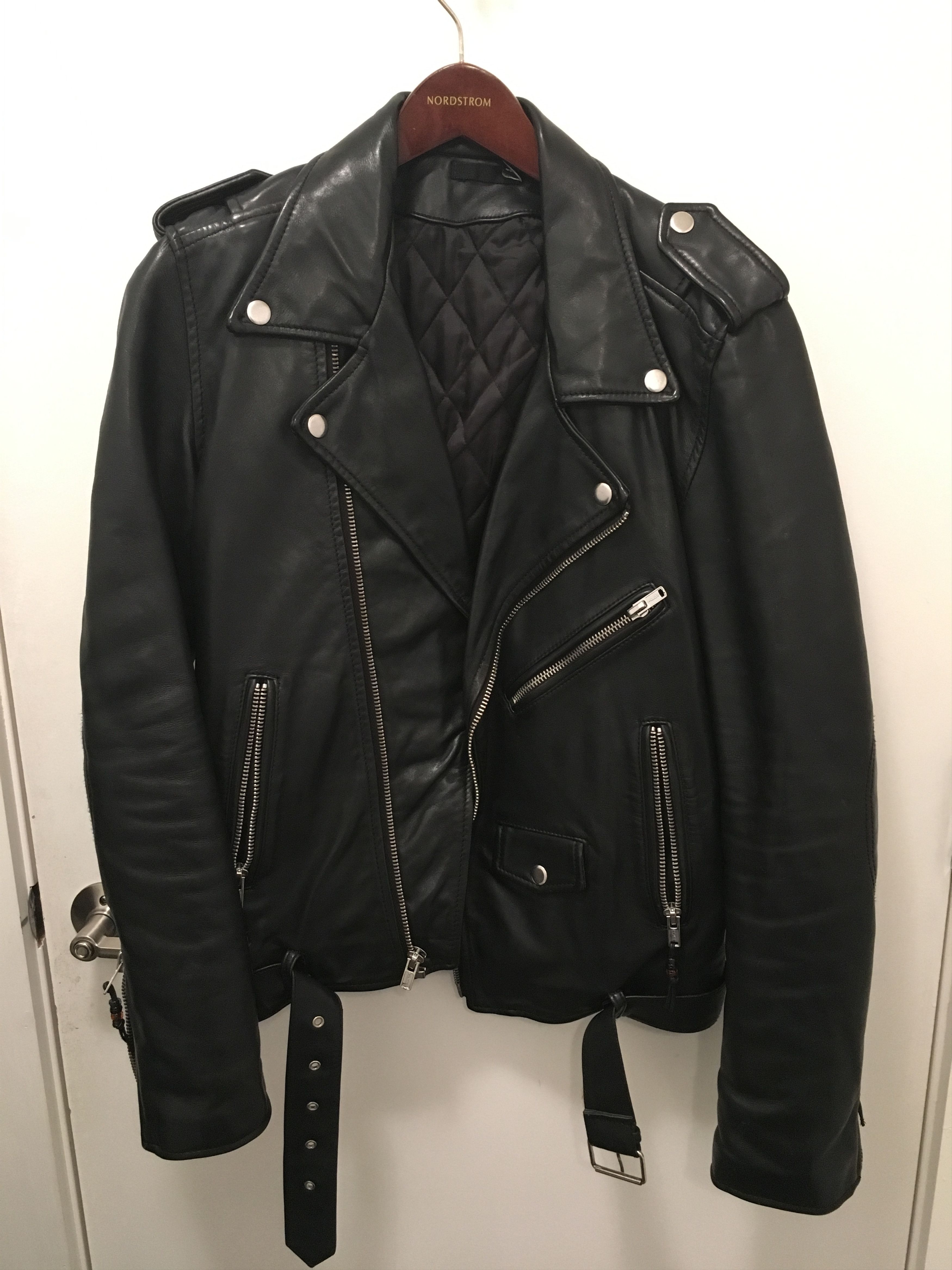 Blk Dnm Blk Dnm 5 Leather Moto Jacket size small Size US S / EU 44-46 / 1 - 1 Thumbnail