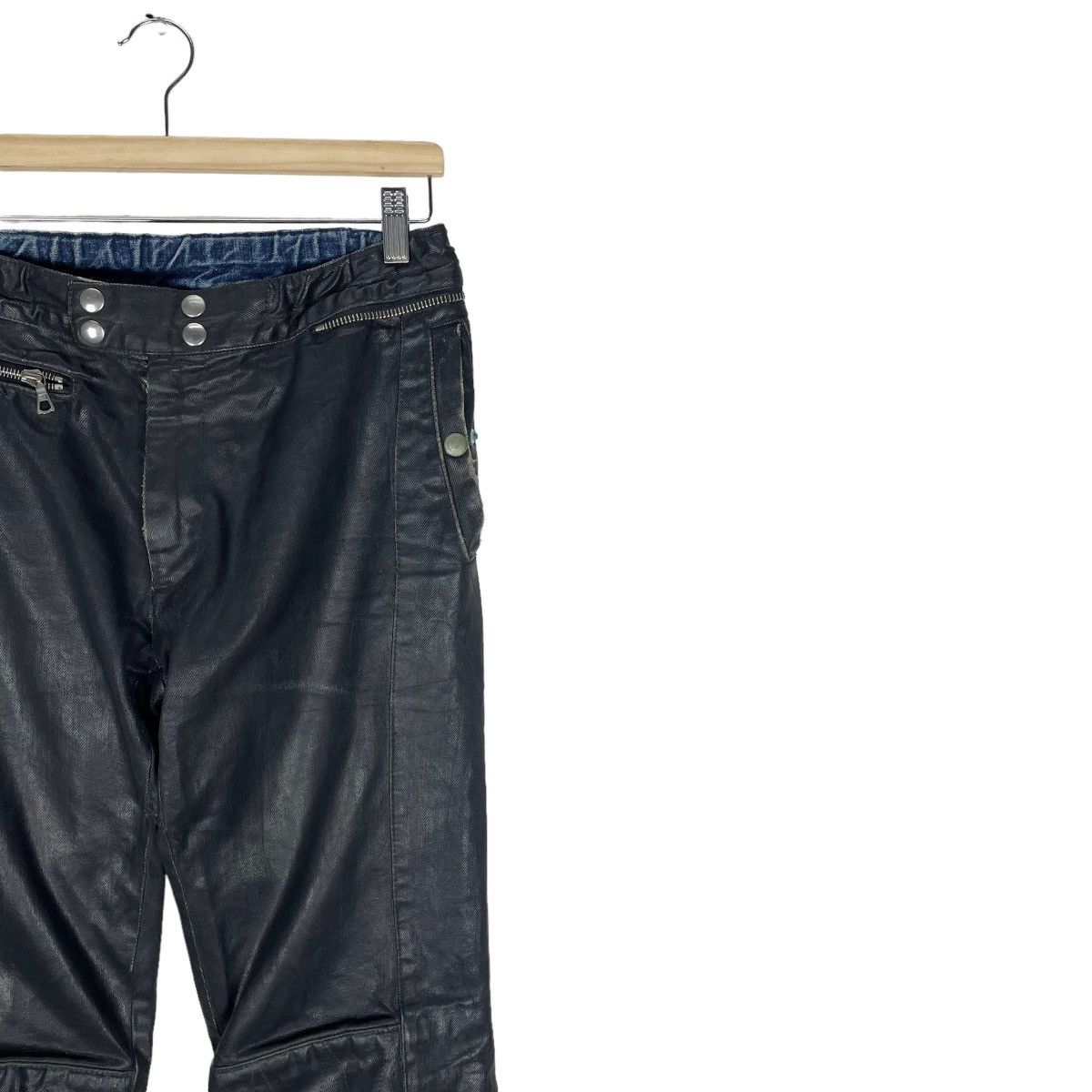 Dries Van Noten 🔥SUPER WOW DRIES VAN NOTEN BIKERS PANTS Size US 30 / EU 46 - 6 Thumbnail