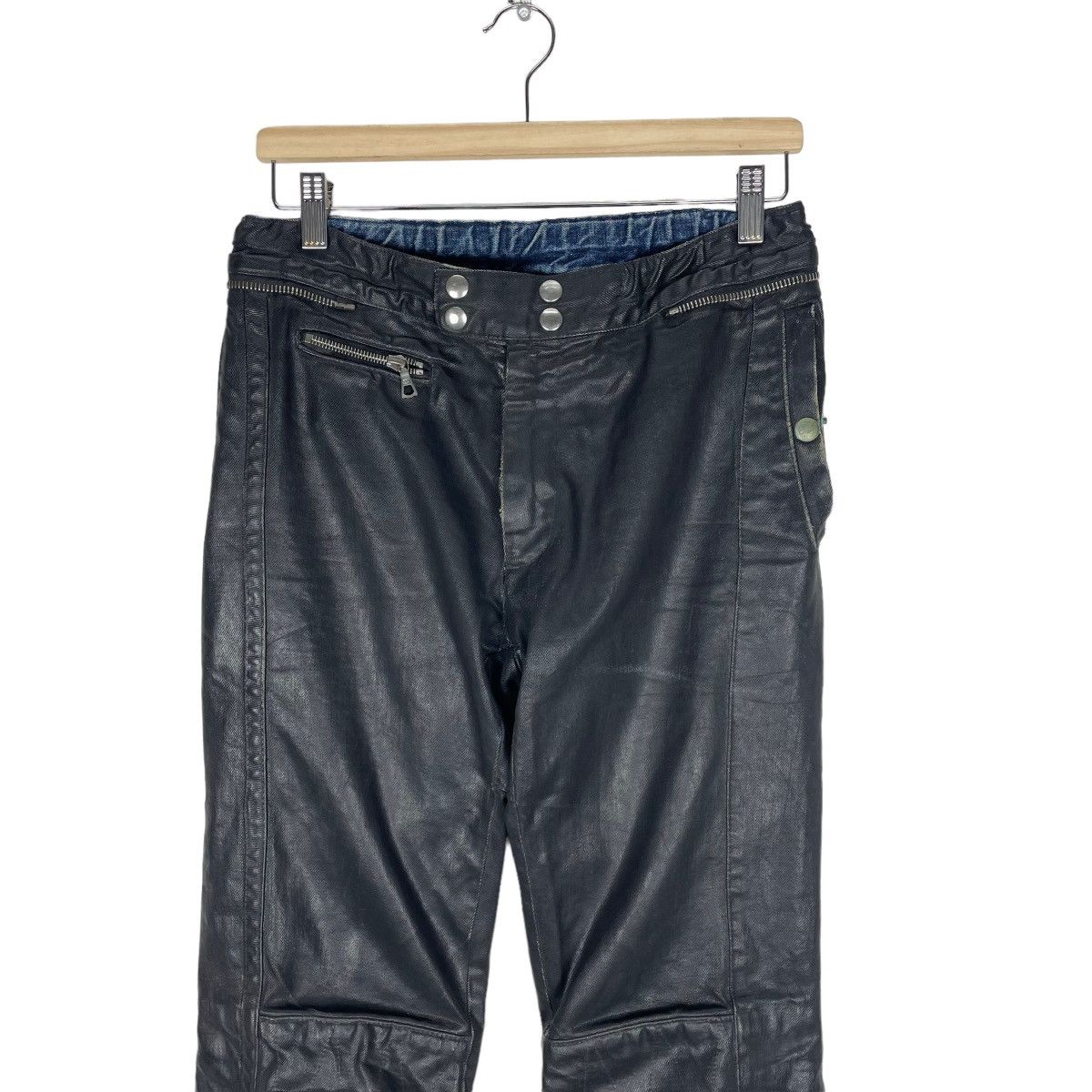 Dries Van Noten 🔥SUPER WOW DRIES VAN NOTEN BIKERS PANTS Size US 30 / EU 46 - 3 Thumbnail