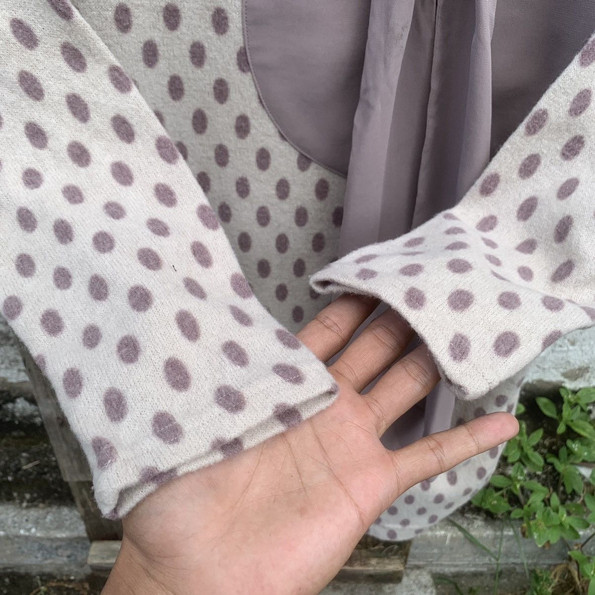Issey Miyake × mercibeaucoup 🔥STEALS🔥MERCIBEAUCOUP POLKADOT PATTERN ISSEY MIYAKE BLOUSE Size L / US 10 / IT 46 - 5 Thumbnail