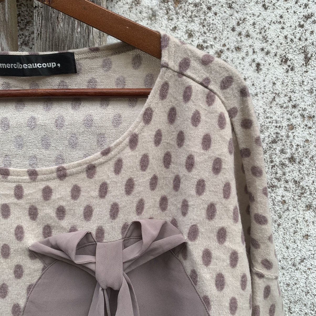 Issey Miyake × mercibeaucoup 🔥STEALS🔥MERCIBEAUCOUP POLKADOT PATTERN ISSEY MIYAKE BLOUSE Size L / US 10 / IT 46 - 4 Thumbnail