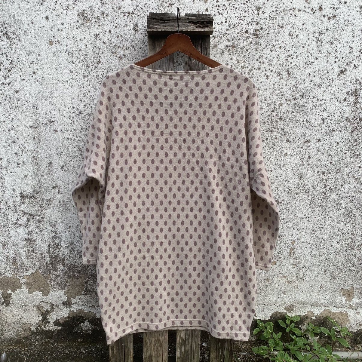 Issey Miyake × mercibeaucoup 🔥STEALS🔥MERCIBEAUCOUP POLKADOT PATTERN ISSEY MIYAKE BLOUSE Size L / US 10 / IT 46 - 11 Thumbnail