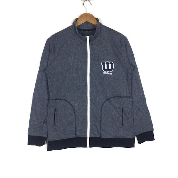 Vtg WILSON Tennis Varsity Jacket Sweater Sweatshirt