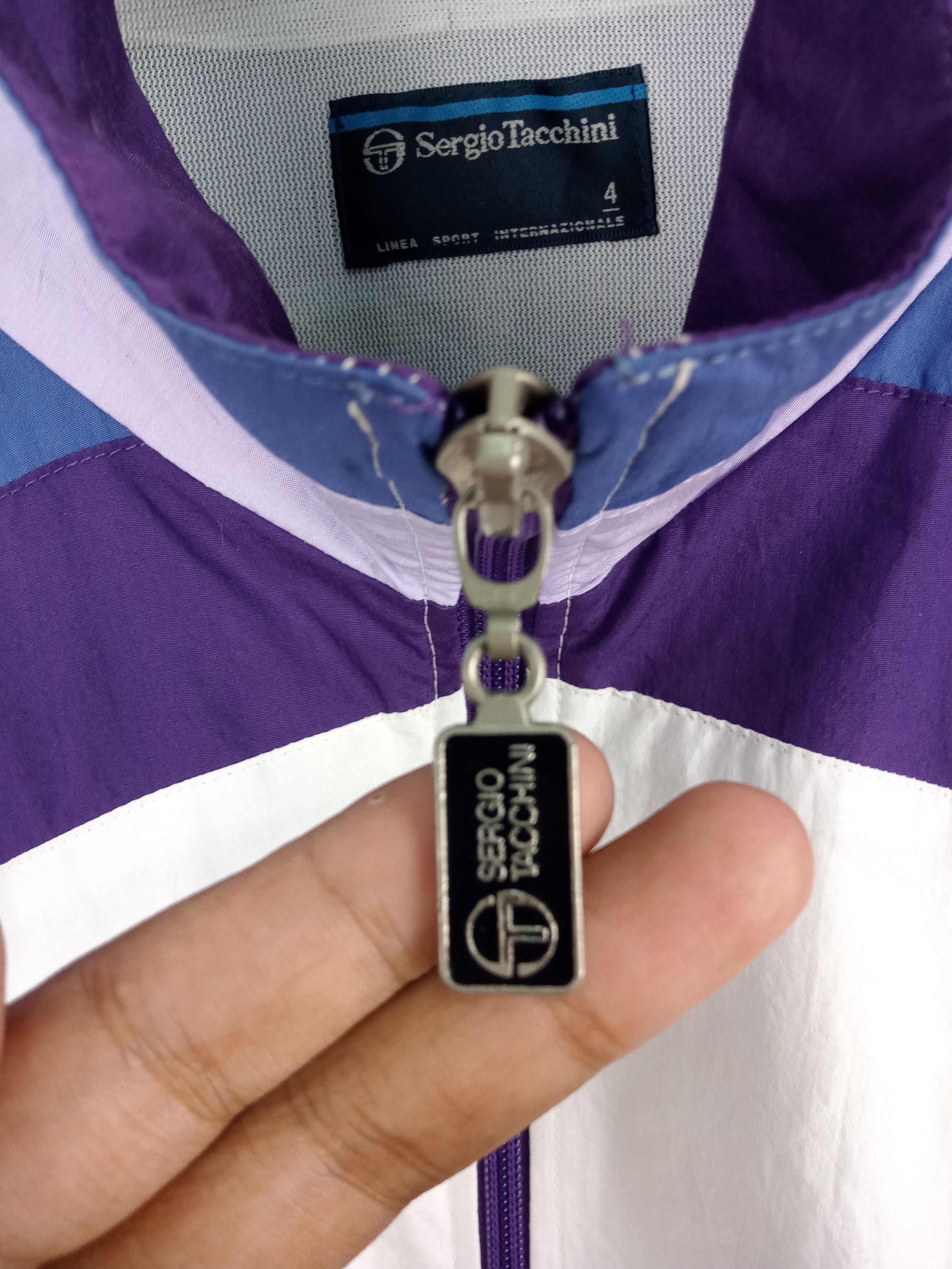 Sergio Tacchini × Vintage Vintage Sergio Tacchini Jacket Size US L / EU 52-54 / 3 - 3 Thumbnail