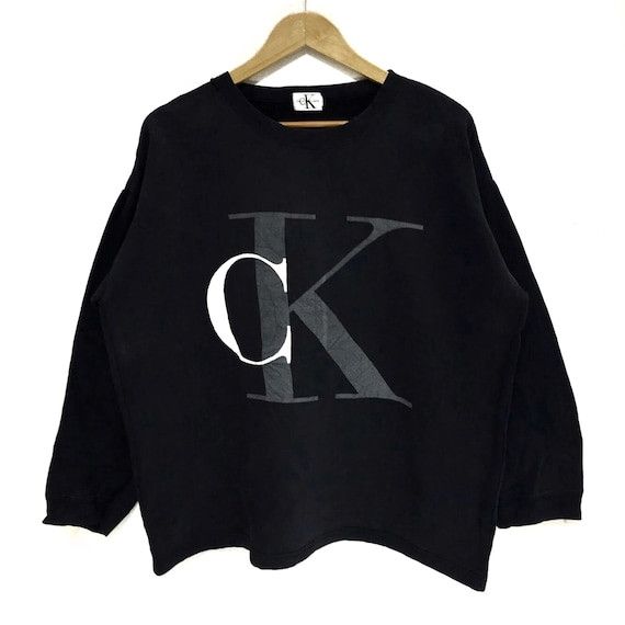 Vintage 90's CALVIN KLEIN New York CK Jeans Logo Sweatshirt