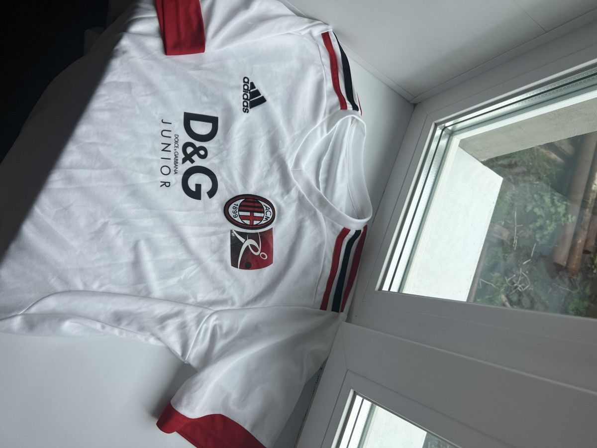 Dolce Gabbana x Adidas AC Milan Soccer Jersey 2009 D&G T-Shirt Very Rare  Size S